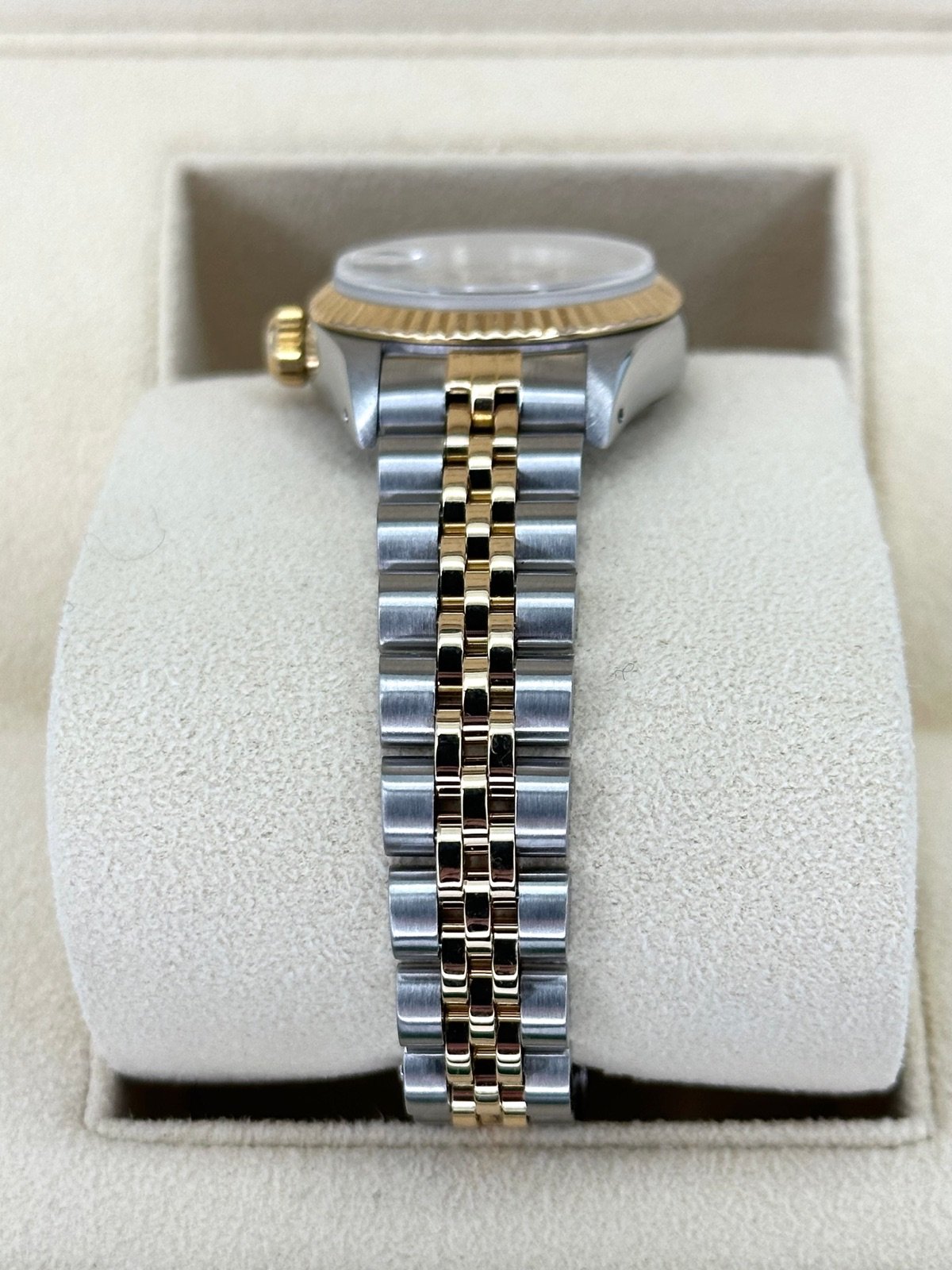 1990 Rolex Lady Datejust 26mm 69173 Two-Tone Jubilee Champagne Dial - Image 4