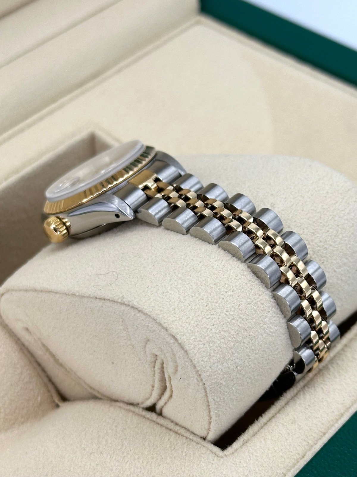 1990 Rolex Lady Datejust 26mm 69173 Two-Tone Jubilee Champagne Dial - Image 8