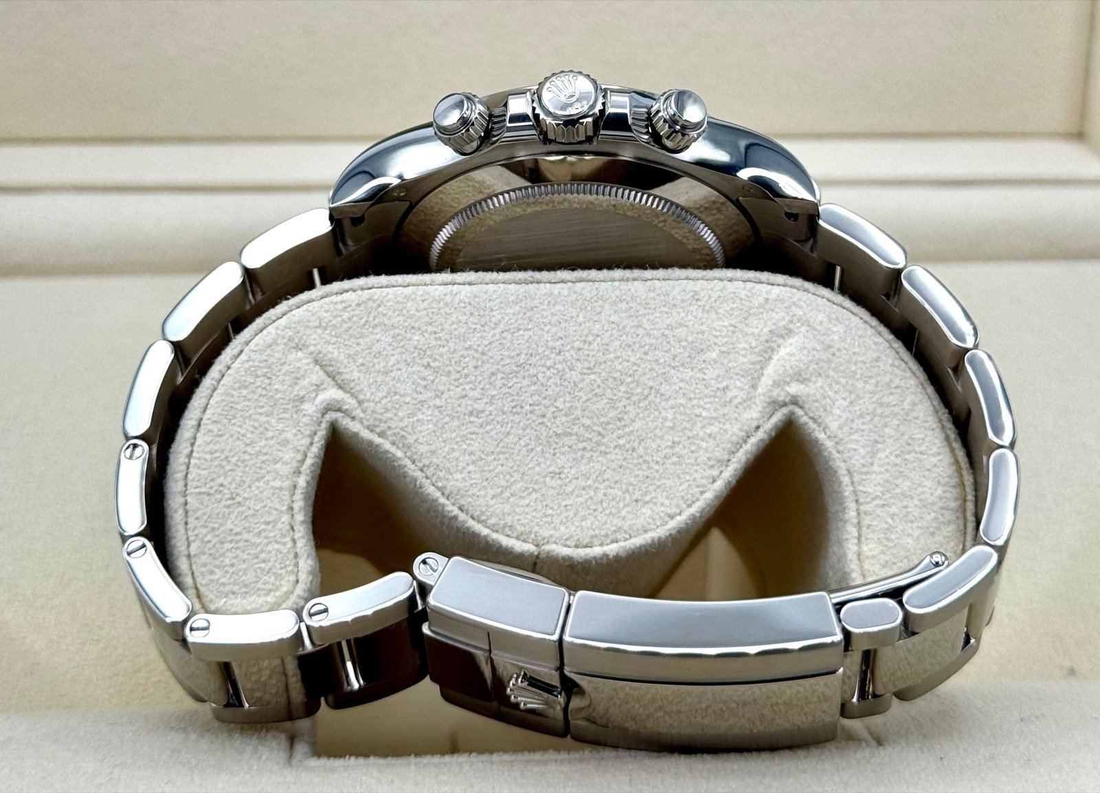 2022 Rolex Daytona 40mm 116509 White Gold Blue Dial - Image 9