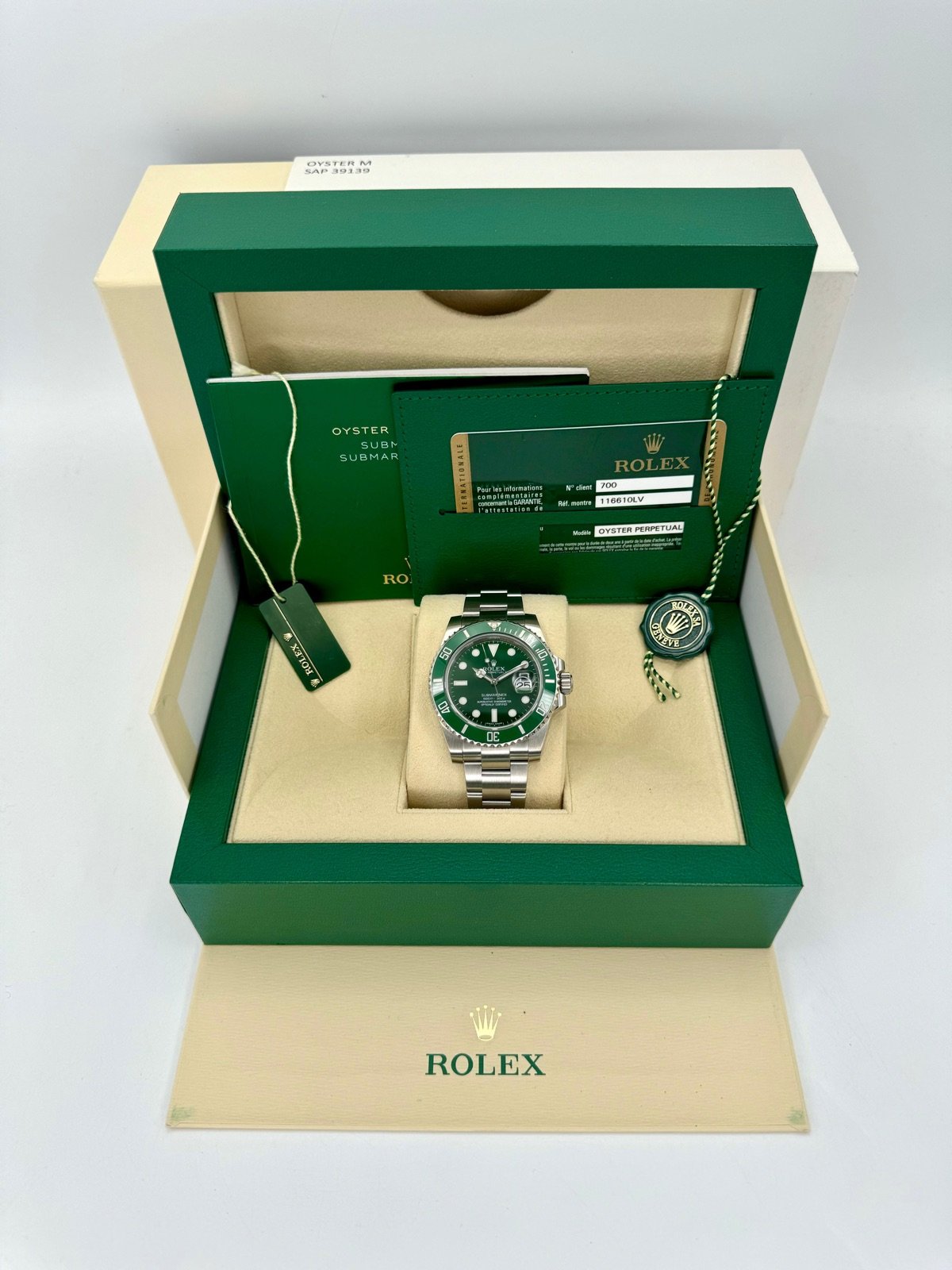 2015 Rolex Submariner “Hulk” 40mm 116610LV Green Dial - Image 12