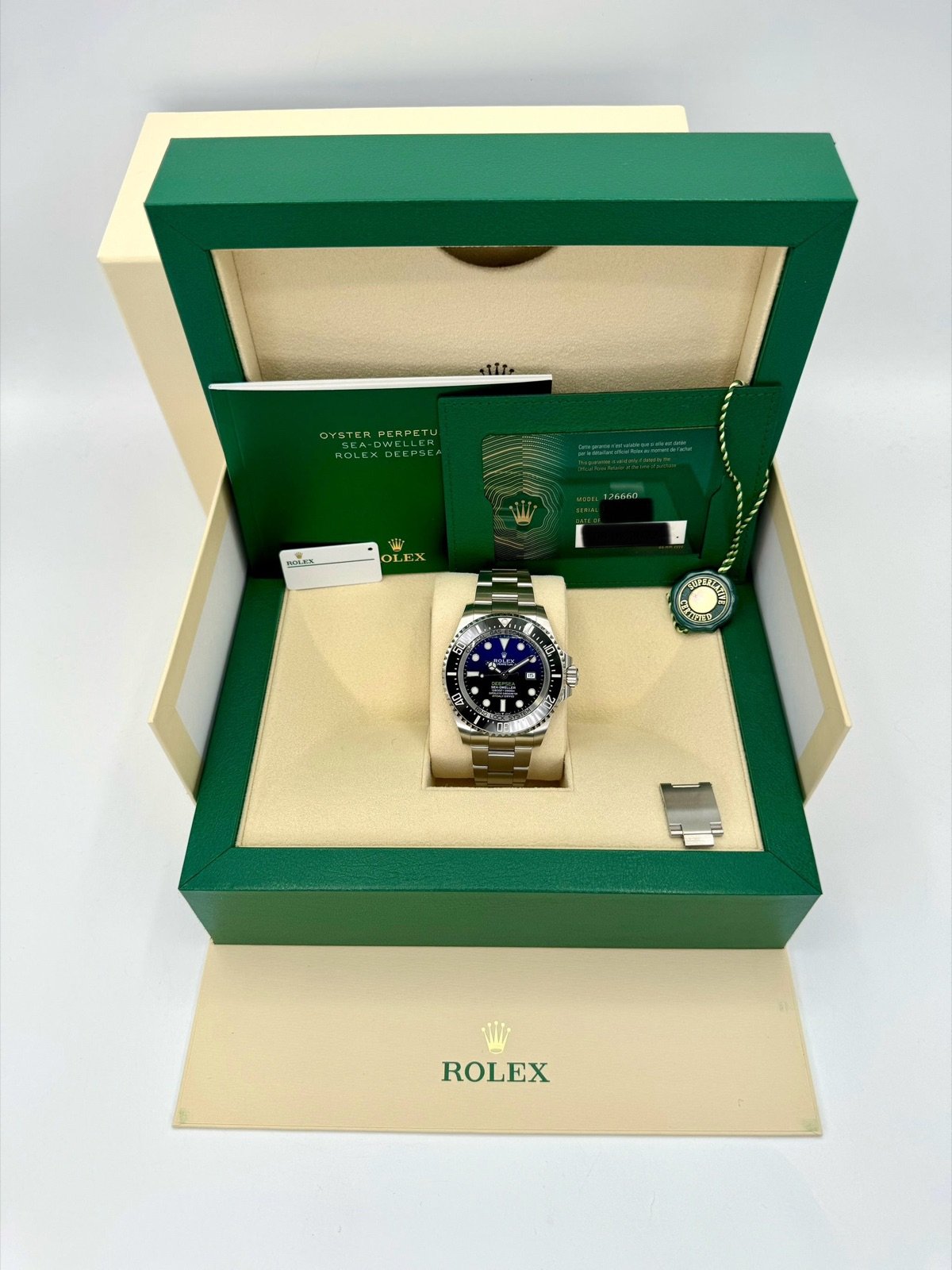 2022 Rolex Deepsea James Cameron 44mm 126660 Blue Dial (Unworn) - Image 12