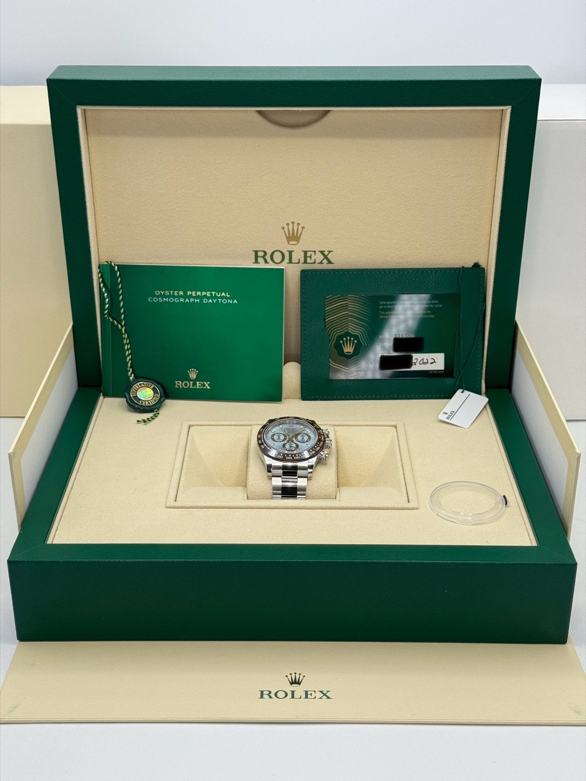 2022 Rolex Daytona 40mm 116506 Platinum Ice Blue Dial - Image 12