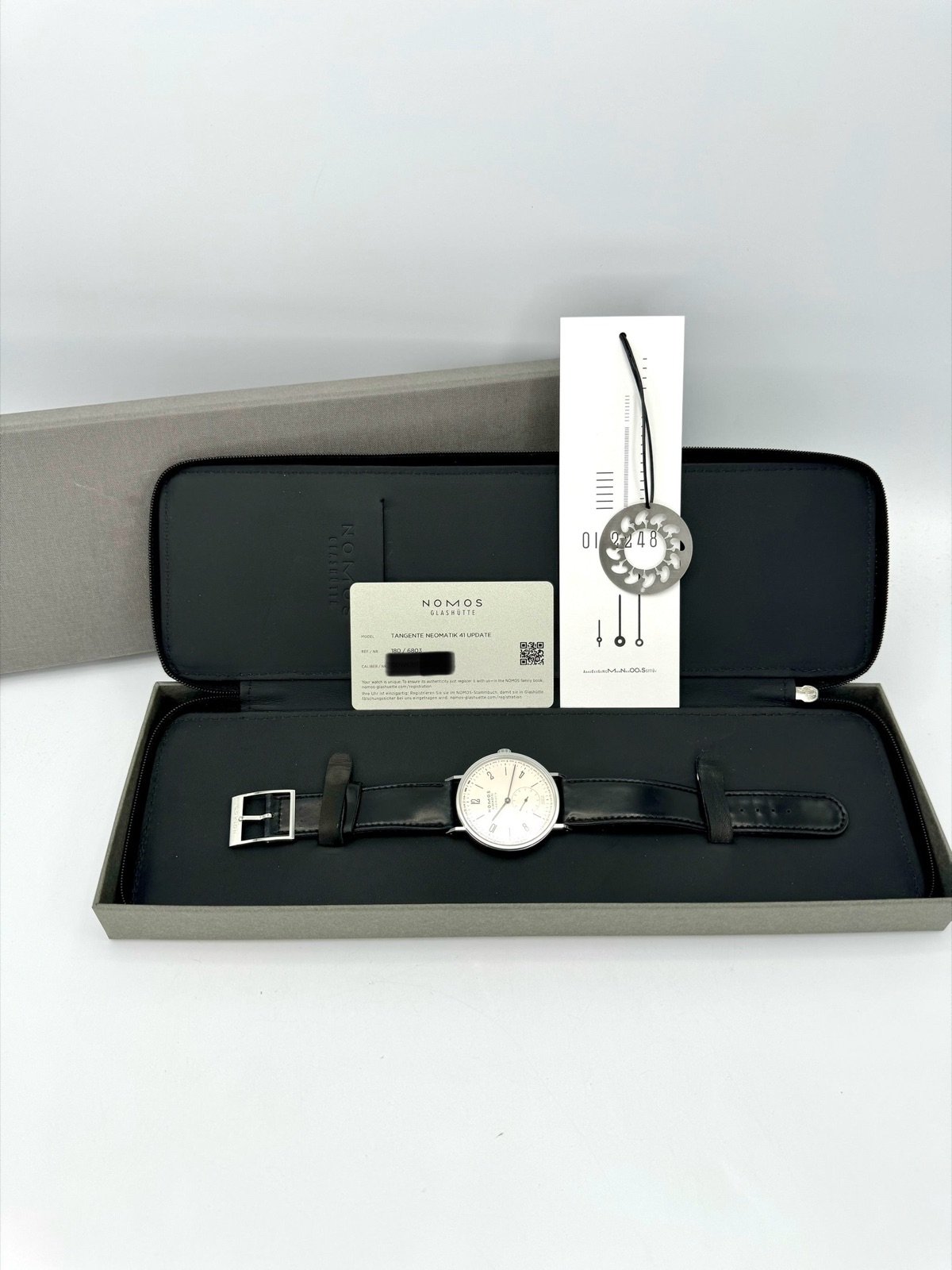2023 Nomos Tangente Neomatik 41 Update Stainless Steel White Dial - Image 12