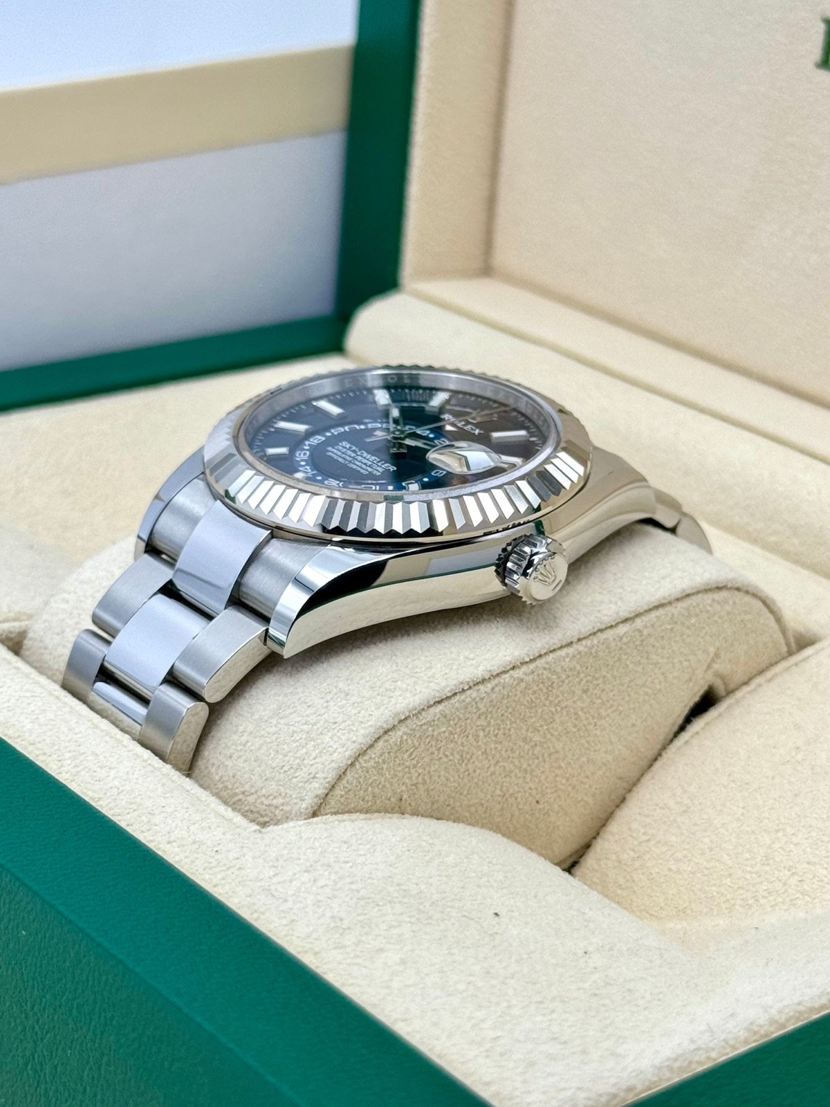 2022 Rolex Sky-Dweller 42mm 326934 Stainless Steel Oyster Blue Dial - Image 5