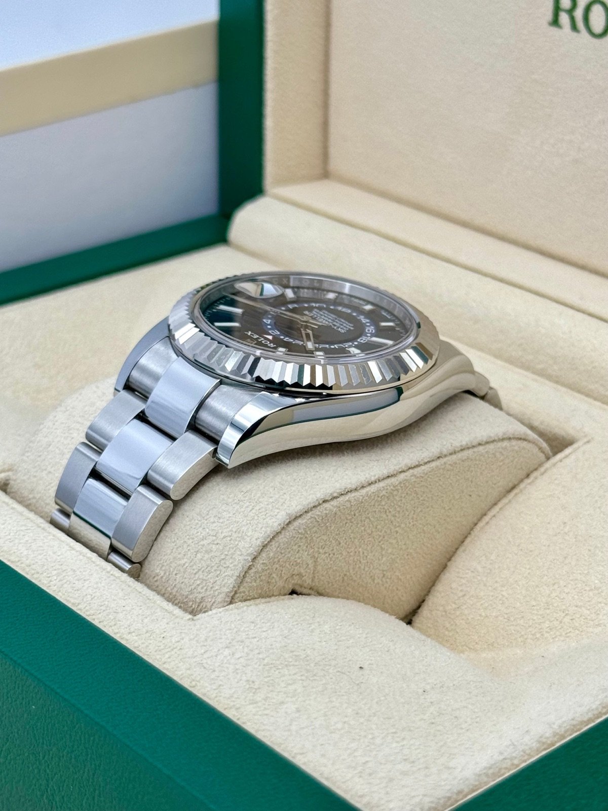 2022 Rolex Sky-Dweller 42mm 326934 Stainless Steel Oyster Blue Dial - Image 7