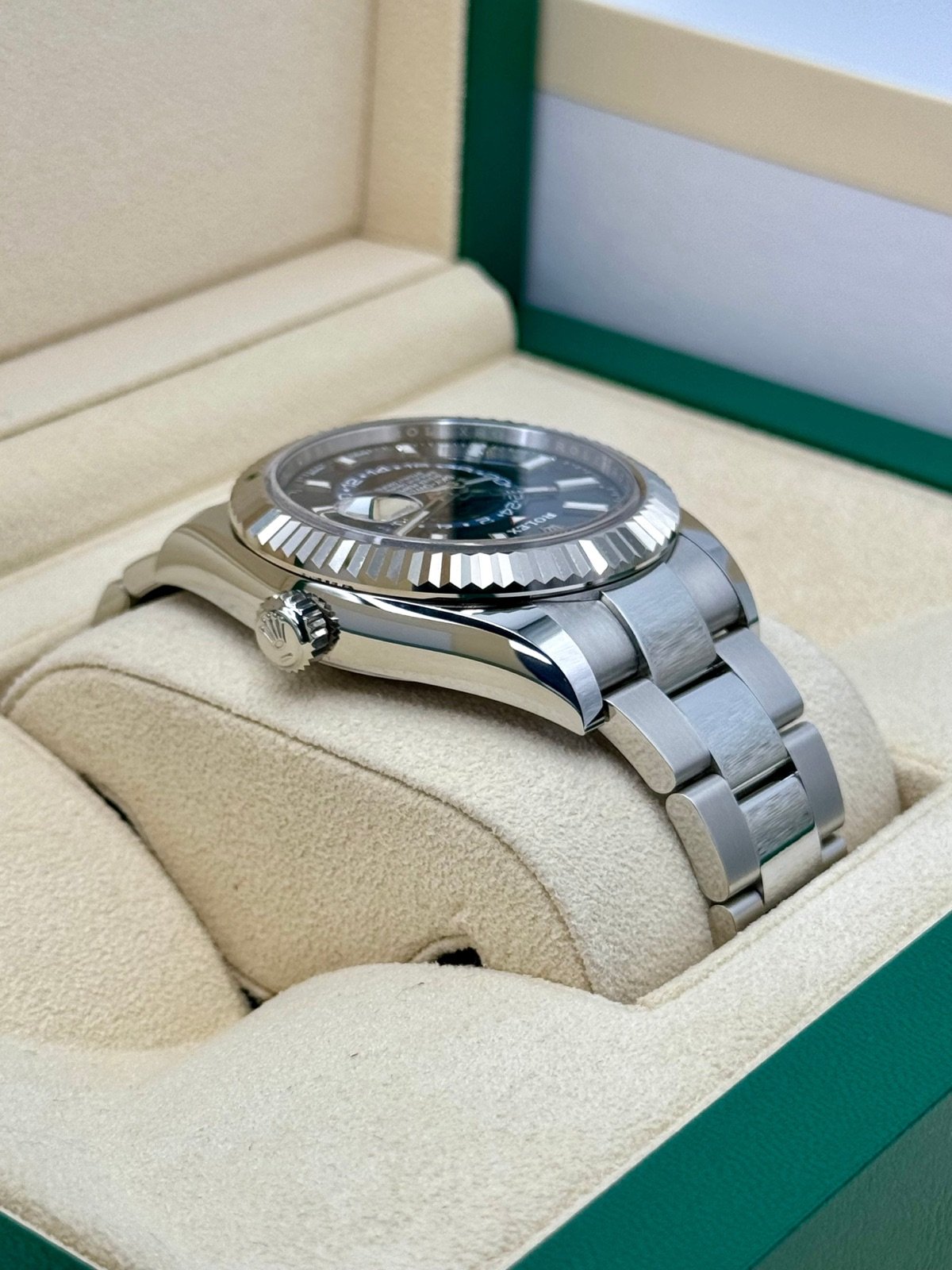 2022 Rolex Sky-Dweller 42mm 326934 Stainless Steel Oyster Blue Dial - Image 8