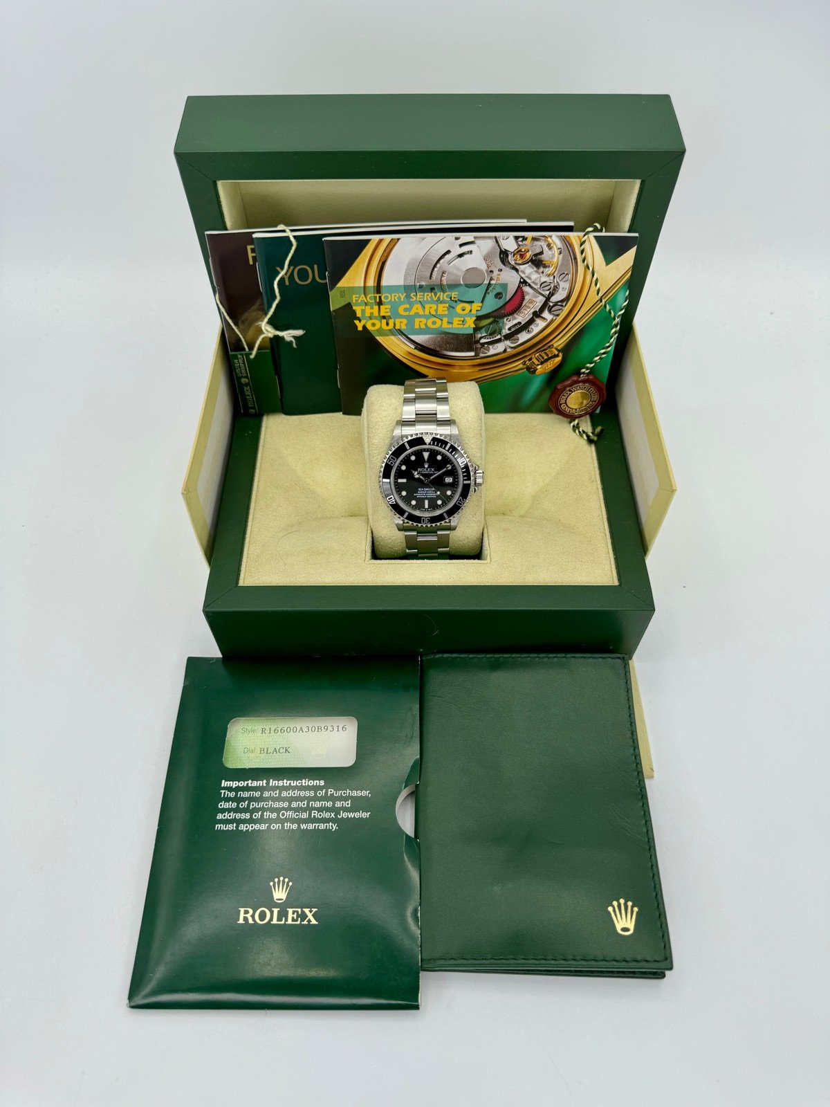 2005 Rolex Sea-Dweller 40mm 16600 Stainless Steel Black Dial - Image 11
