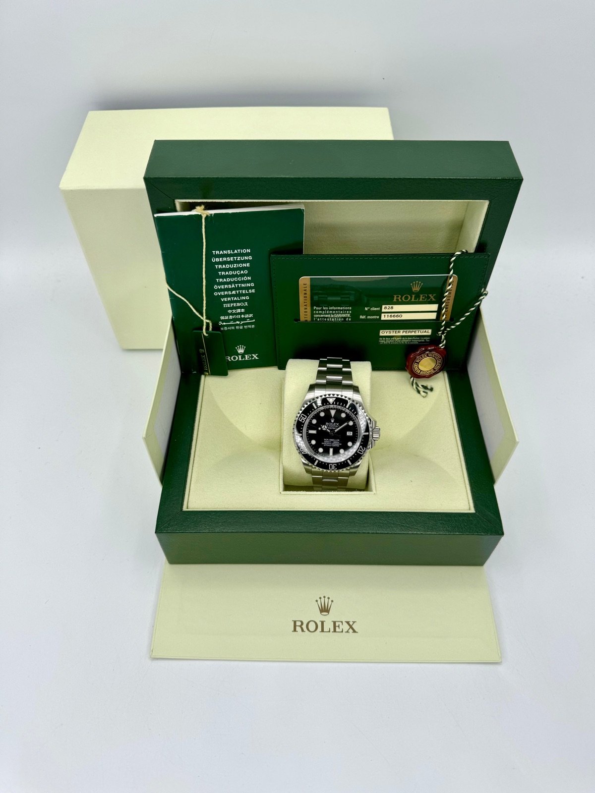 2011 Rolex Deepsea 44mm 116660 Stainless Steel Black Dial - Image 12