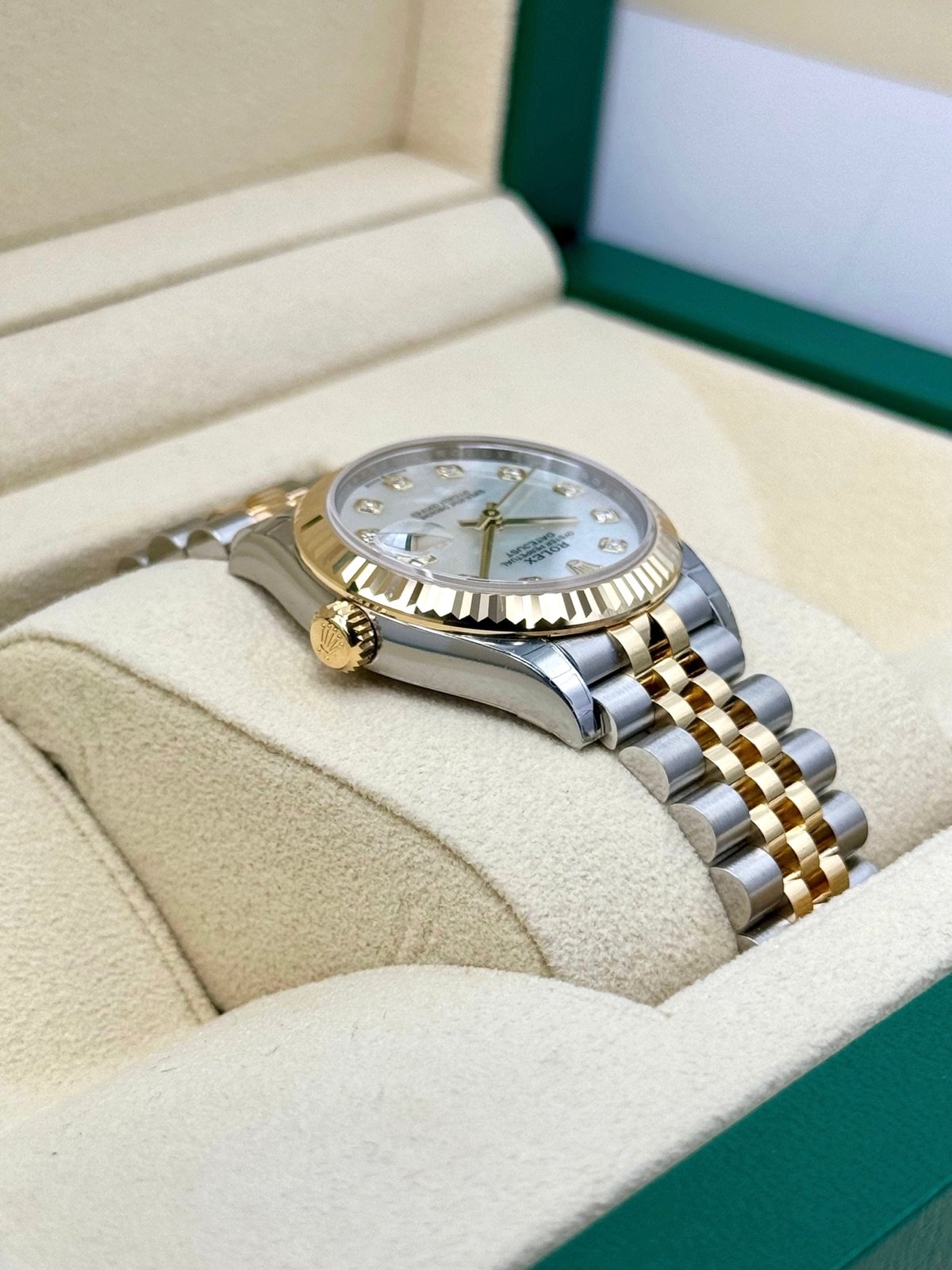 2023 Rolex Datejust 31mm 278273 Two-Tone Jubilee MOP Dimond Dial (Unworn) - Image 7