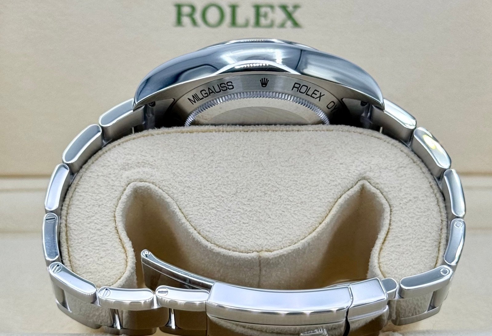 2023 Rolex Milgauss 40mm 116400GV Stainless Steel Blue Dial - Image 10
