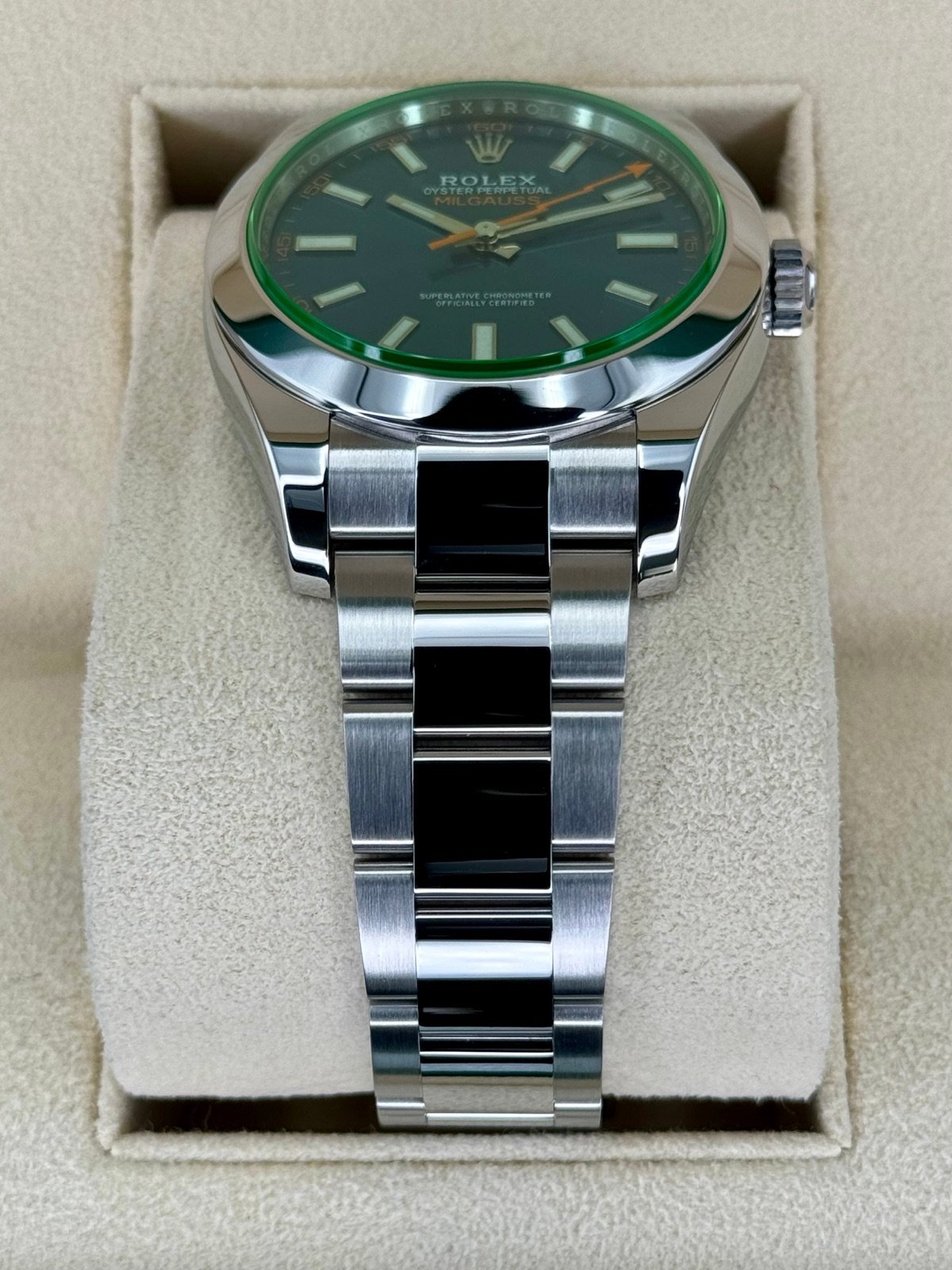 2023 Rolex Milgauss 40mm 116400GV Stainless Steel Blue Dial - Image 3