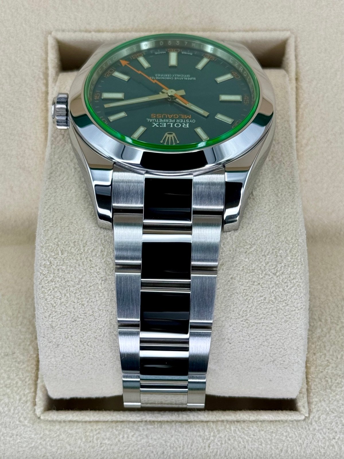 2023 Rolex Milgauss 40mm 116400GV Stainless Steel Blue Dial - Image 4