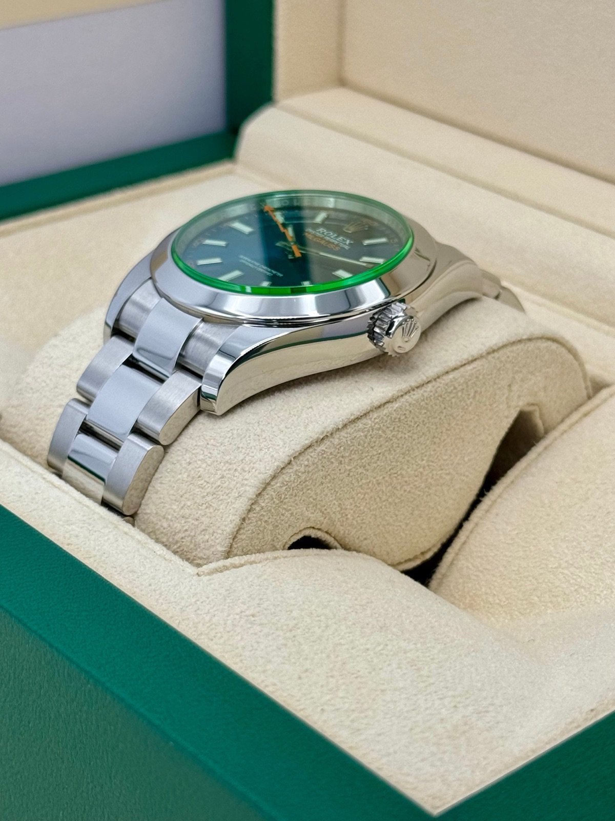 2023 Rolex Milgauss 40mm 116400GV Stainless Steel Blue Dial - Image 5
