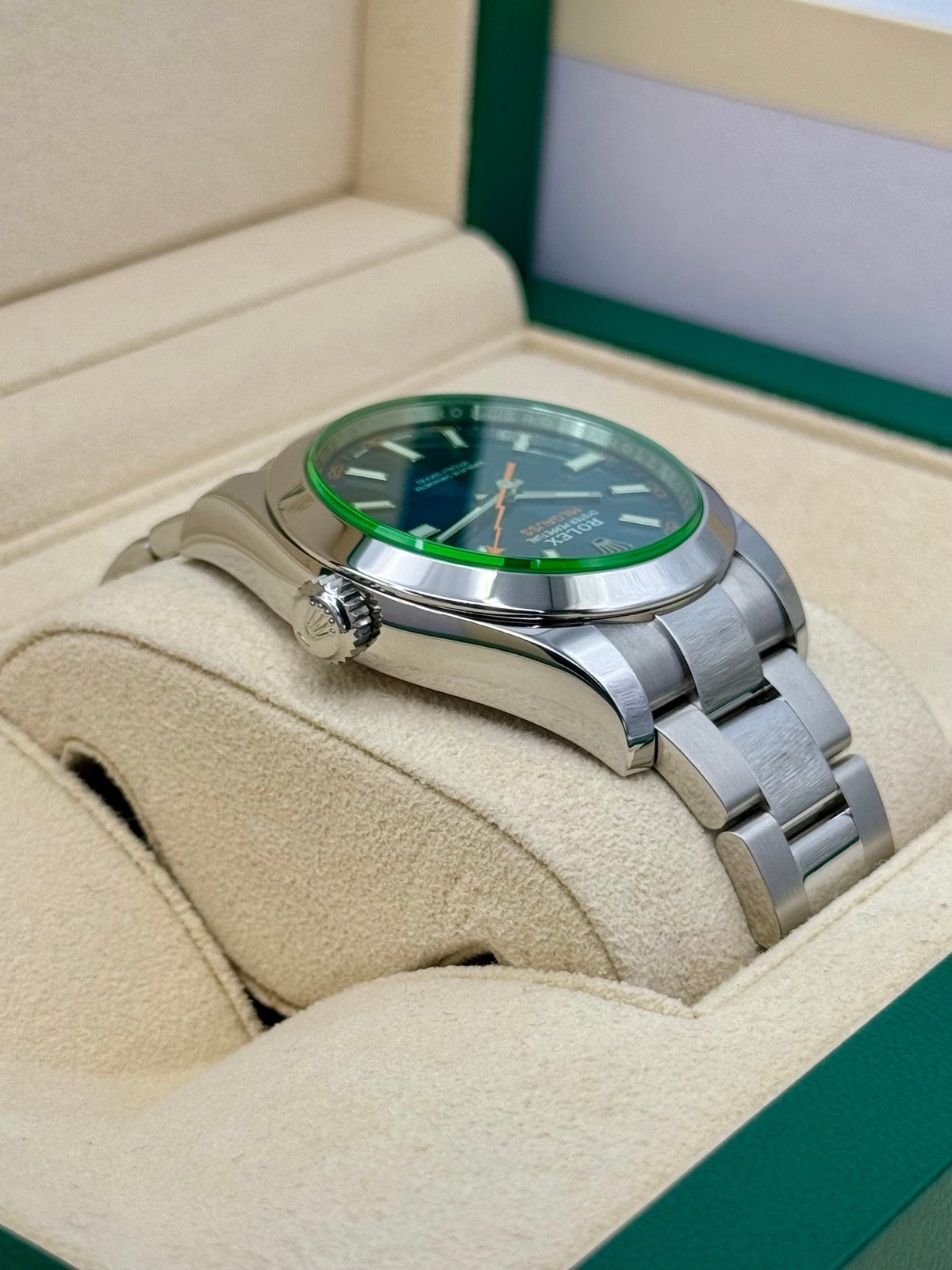 2023 Rolex Milgauss 40mm 116400GV Stainless Steel Blue Dial - Image 8