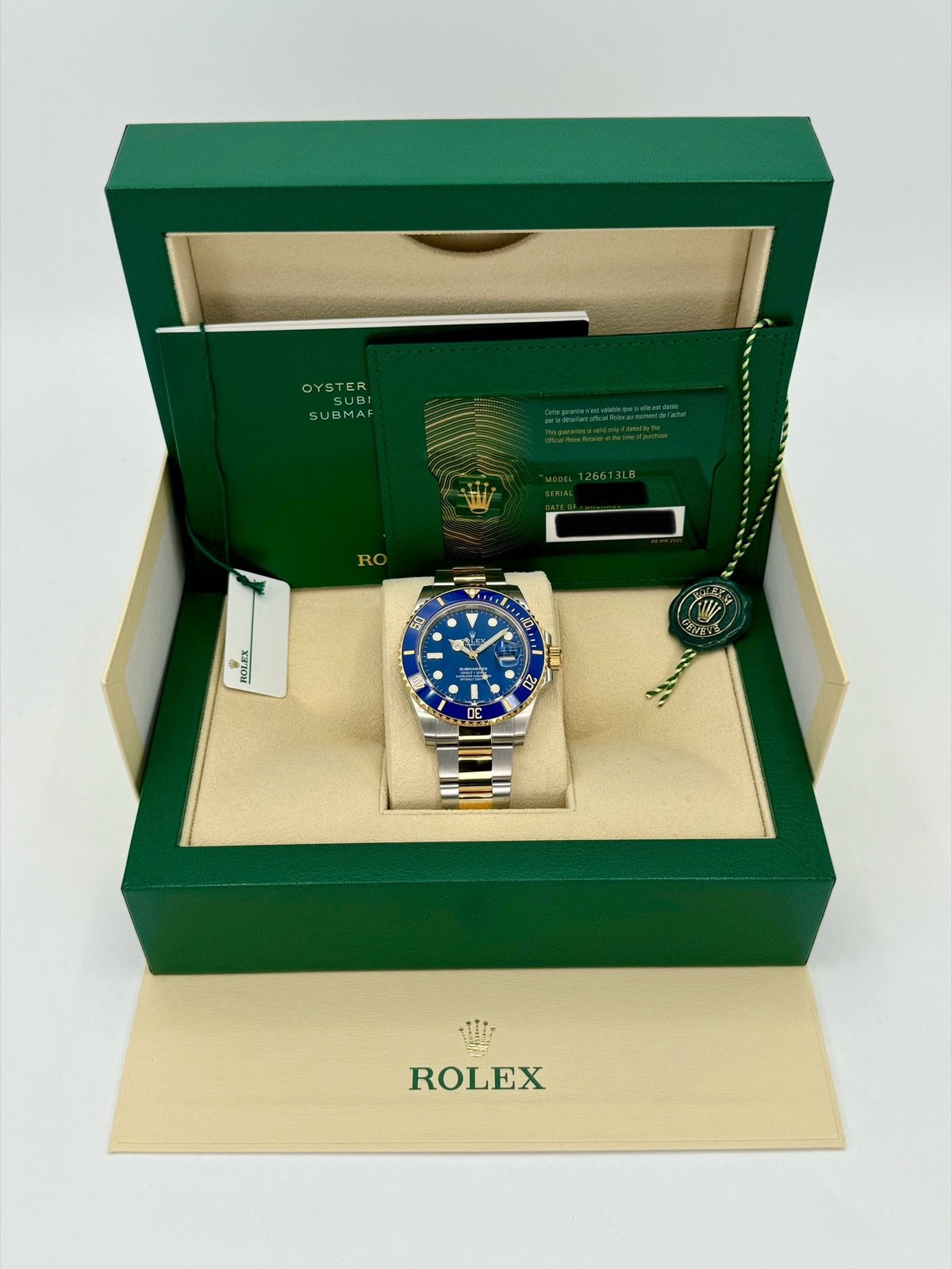 2023 Rolex Submariner “Bluesy” 41mm 126613LB Two-Tone Blue Dial - Image 11