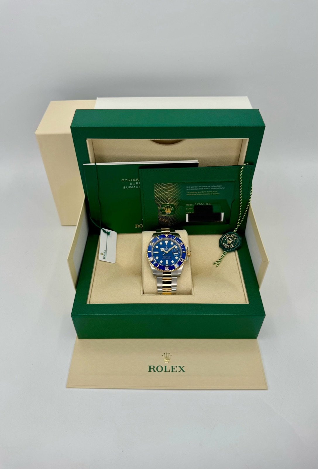 2023 Rolex Submariner “Bluesy” 41mm 126613LB Two-Tone Blue Dial - Image 12