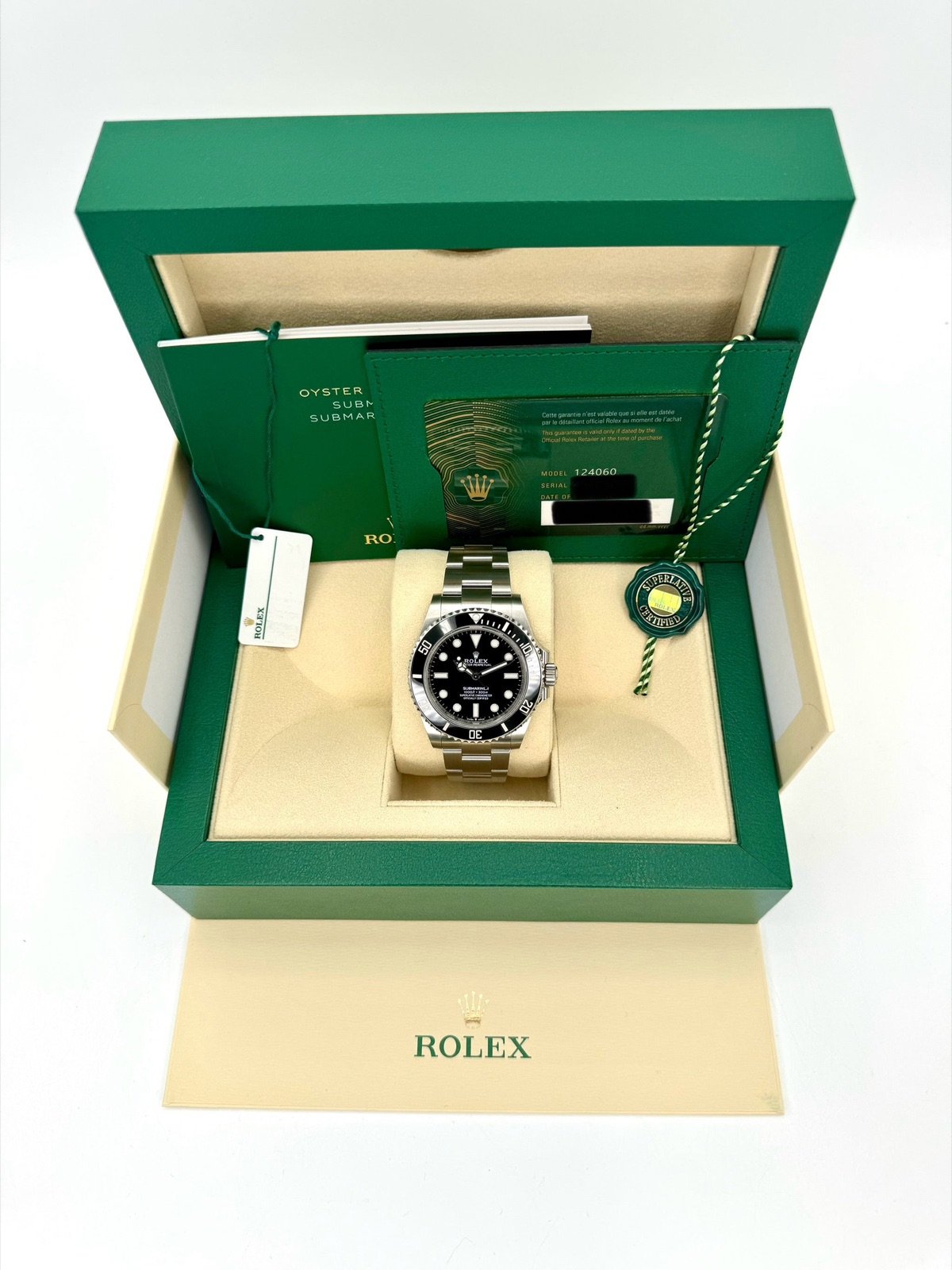 2023 Rolex Submariner 41mm 124060 Stainless Steel Black Dial (Unworn) - Image 11