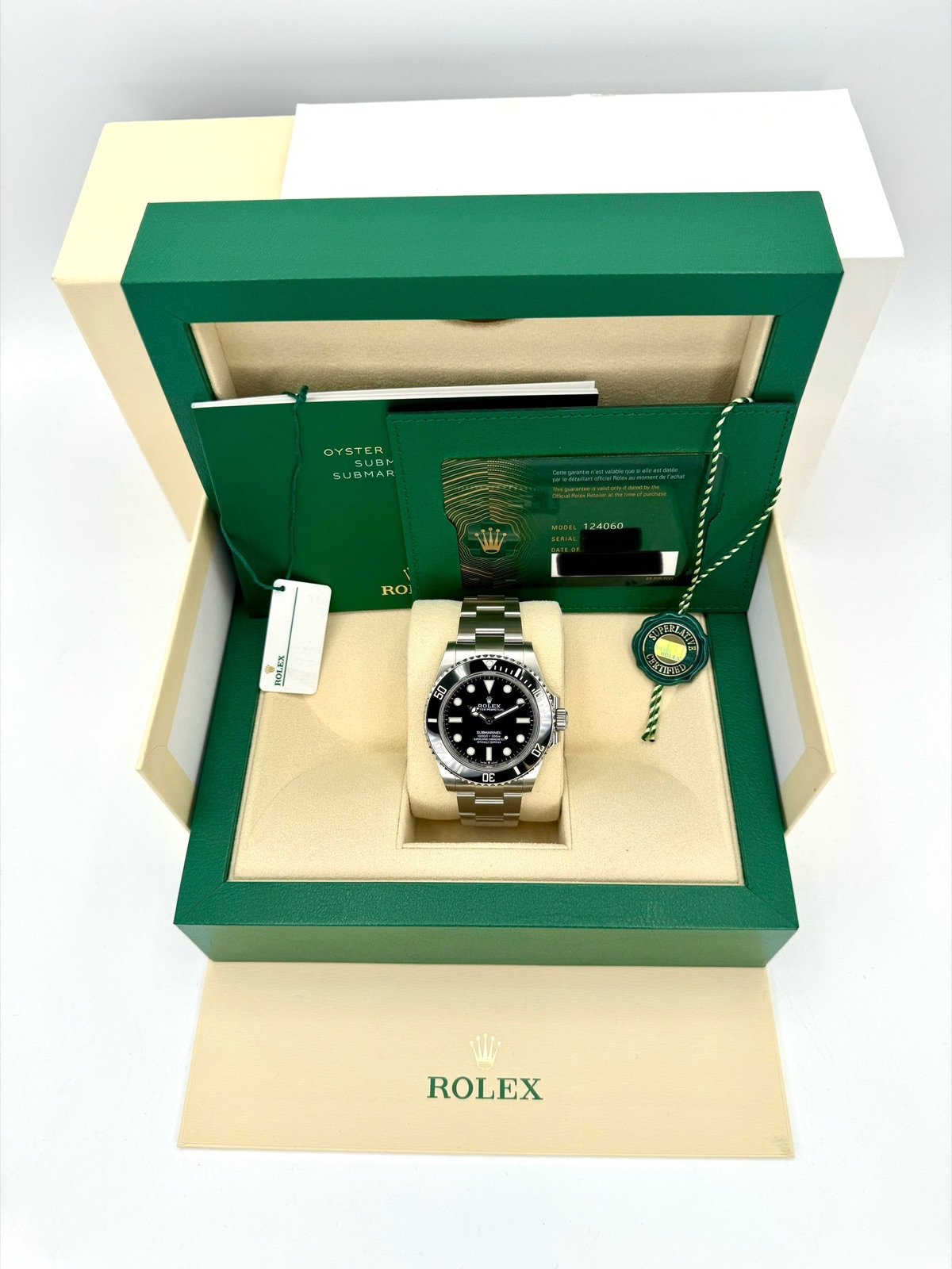 2023 Rolex Submariner 41mm 124060 Stainless Steel Black Dial (Unworn) - Image 12