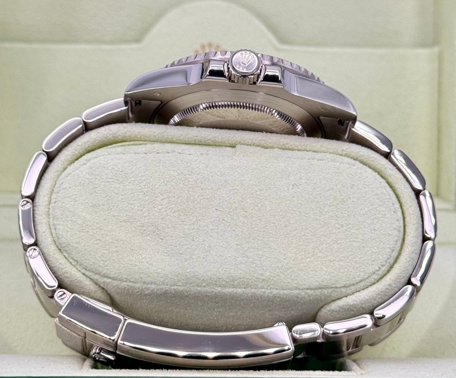 2013 Rolex Submariner “Smurf” 40mm 116619LB White Gold Blue Dial - Image 9