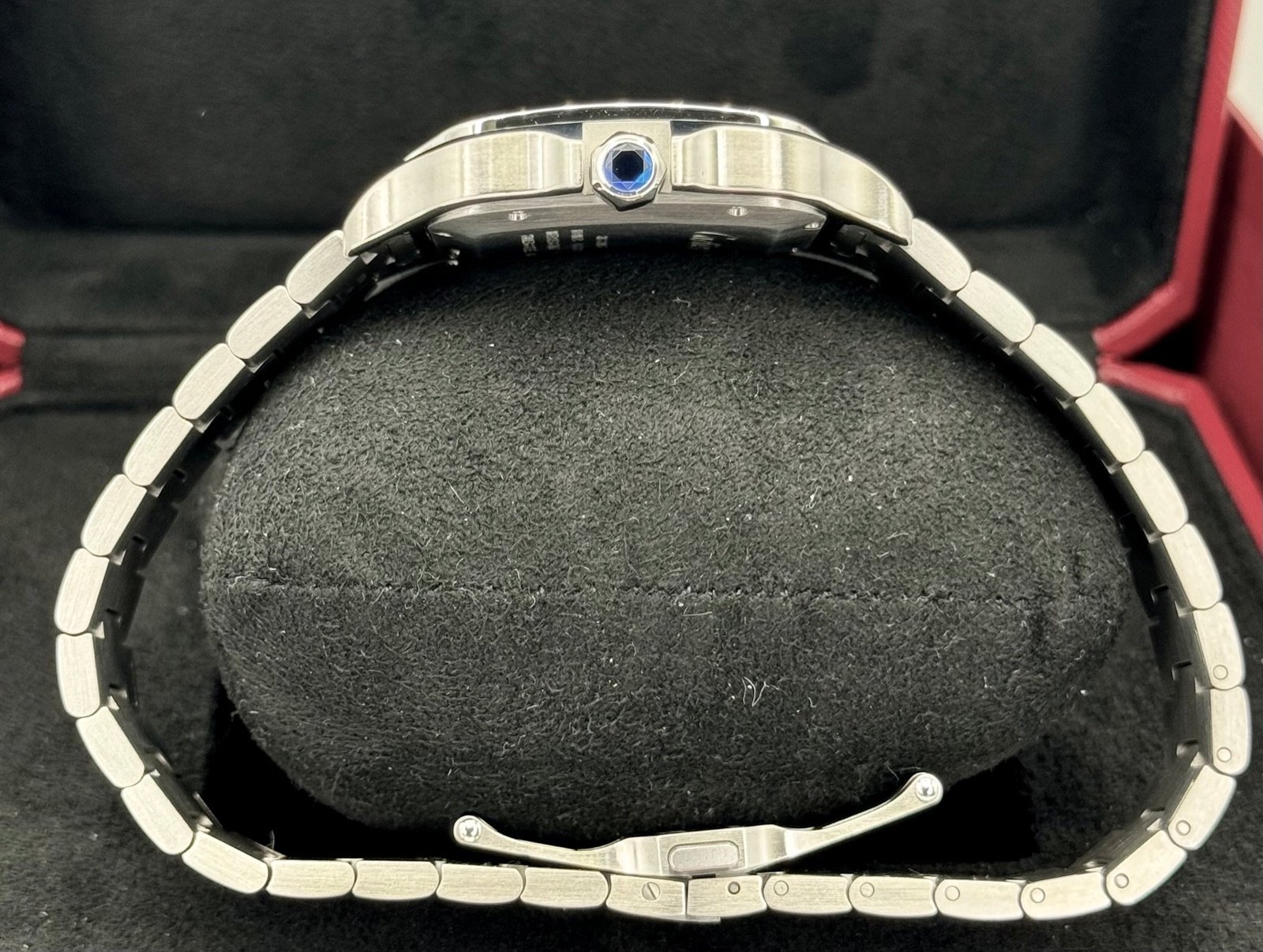 Santos De Cartier 39.8mm WSSA0018 Stainless Steel White Dial - Image 9