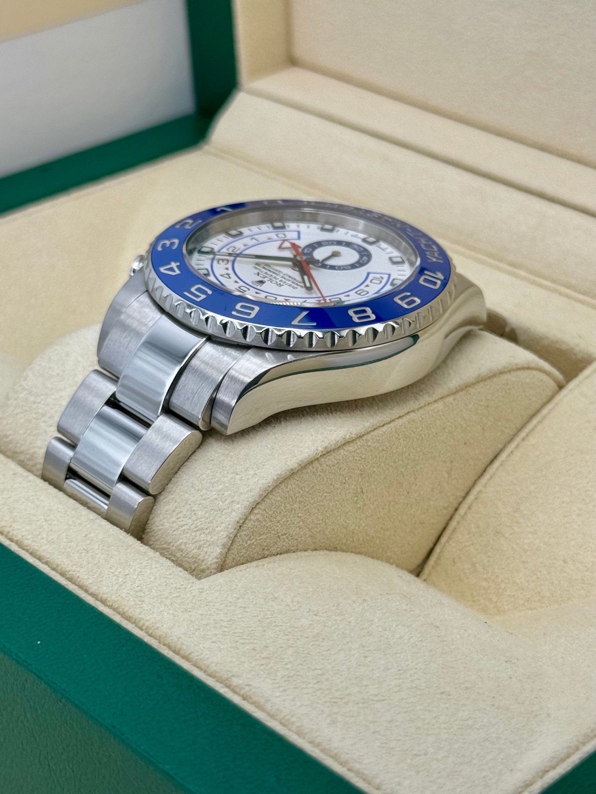 2013 Rolex Yacht-Master II 44mm 116680 Stainless Steel White Dial - Image 7
