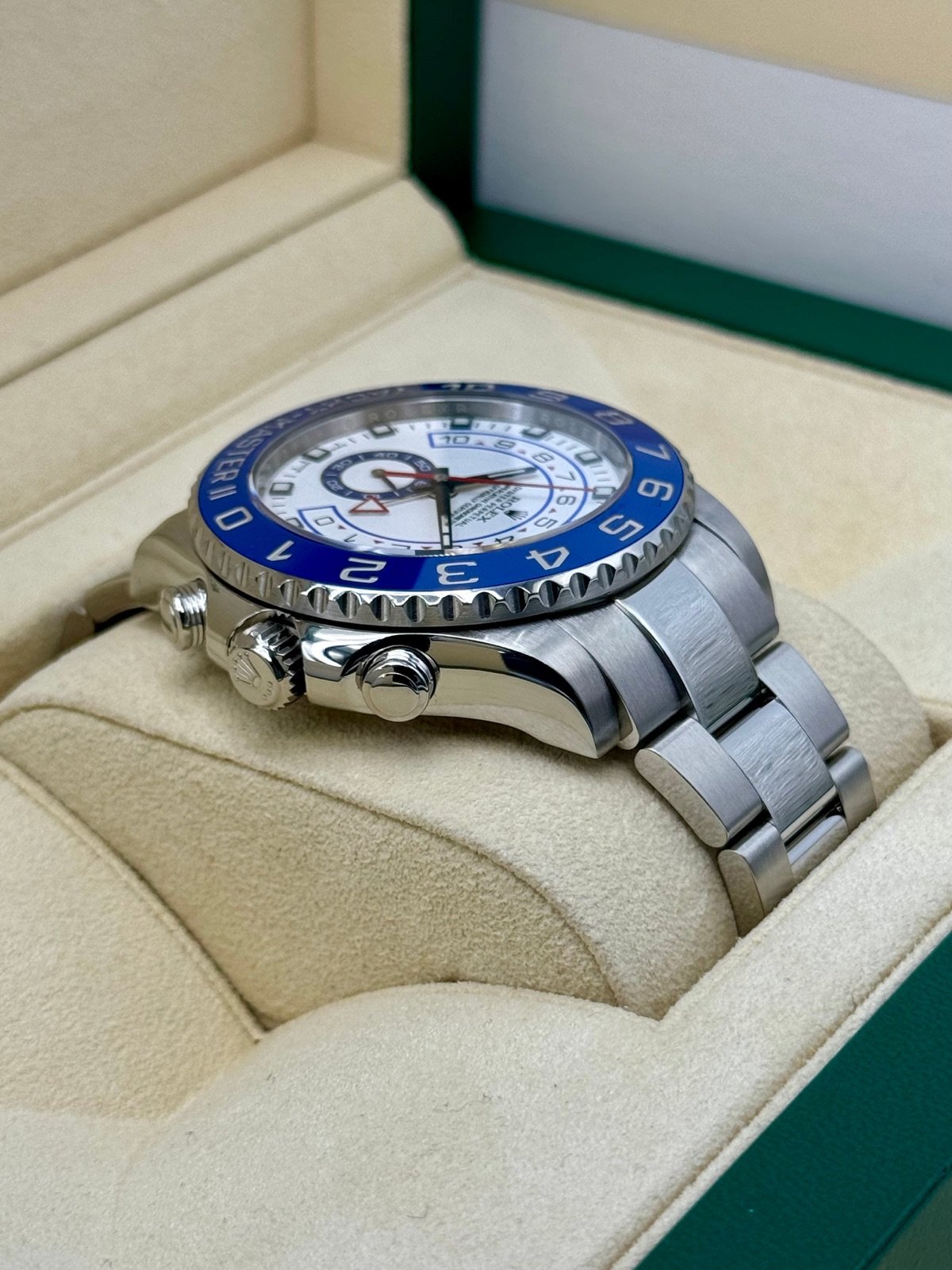 2013 Rolex Yacht-Master II 44mm 116680 Stainless Steel White Dial - Image 8