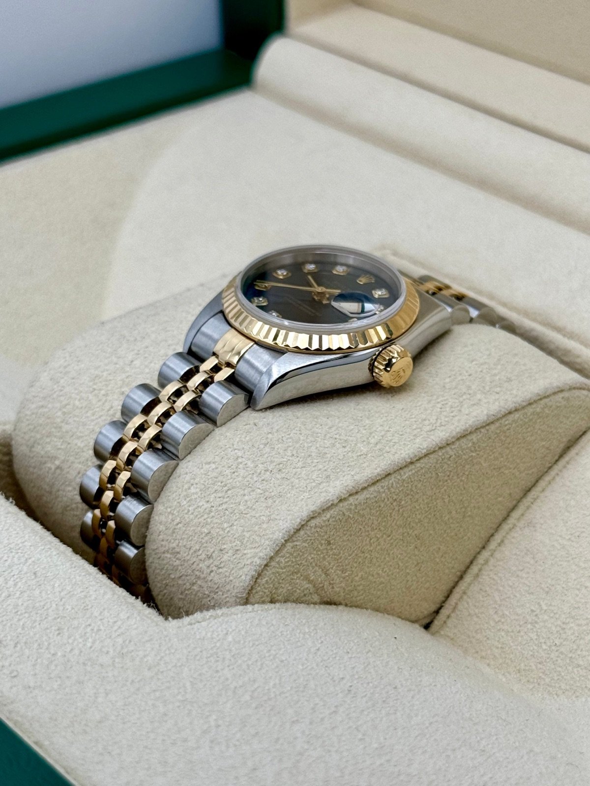 Rolex Lady-Datejust 28mm 79173 Two-Tone Blue 10 Diamond Dial - Image 5