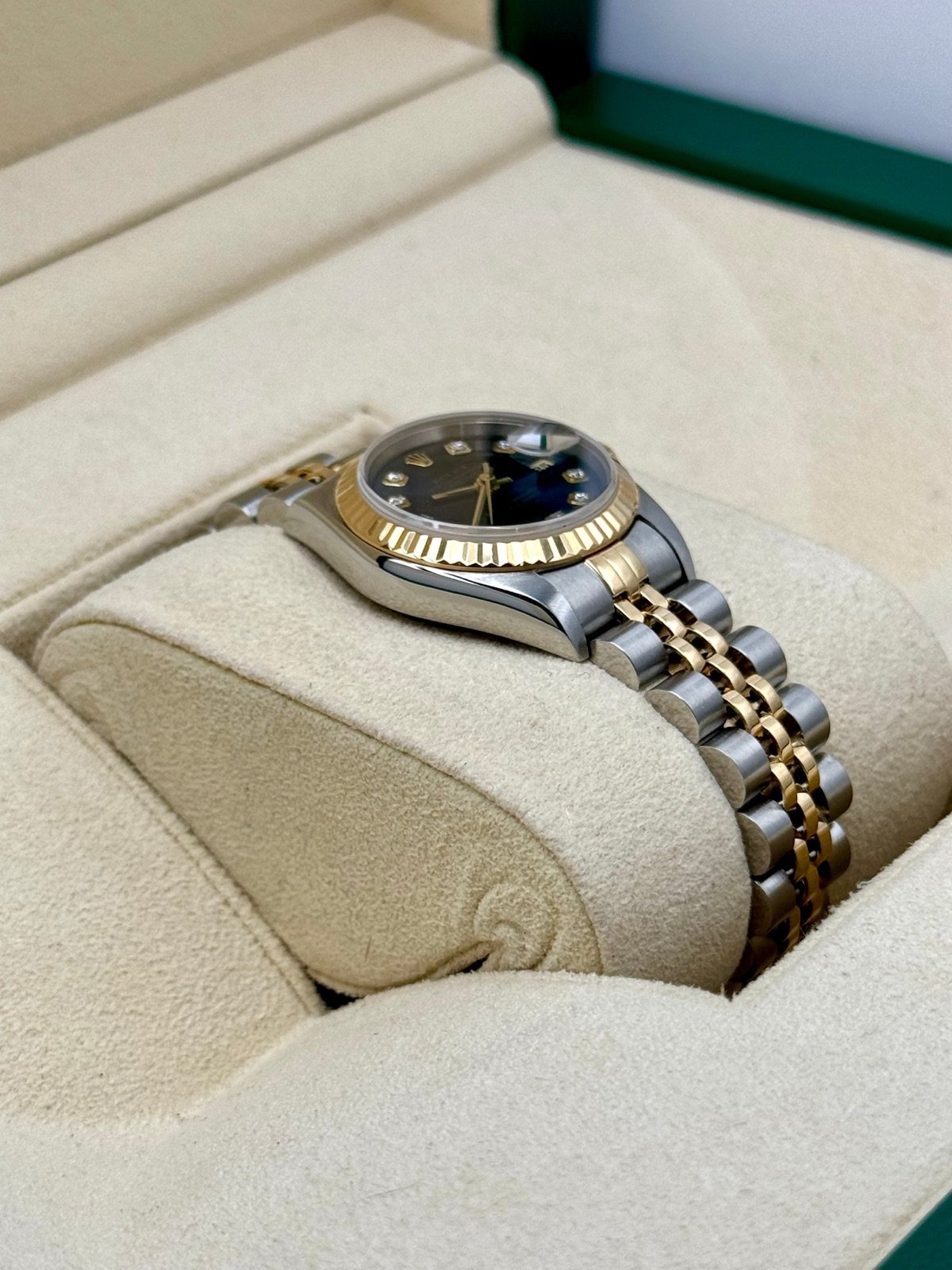 Rolex Lady-Datejust 28mm 79173 Two-Tone Blue 10 Diamond Dial - Image 6