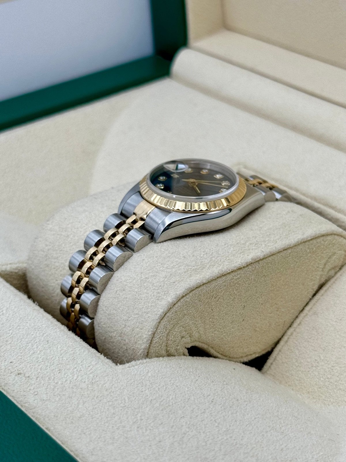 Rolex Lady-Datejust 28mm 79173 Two-Tone Blue 10 Diamond Dial - Image 7