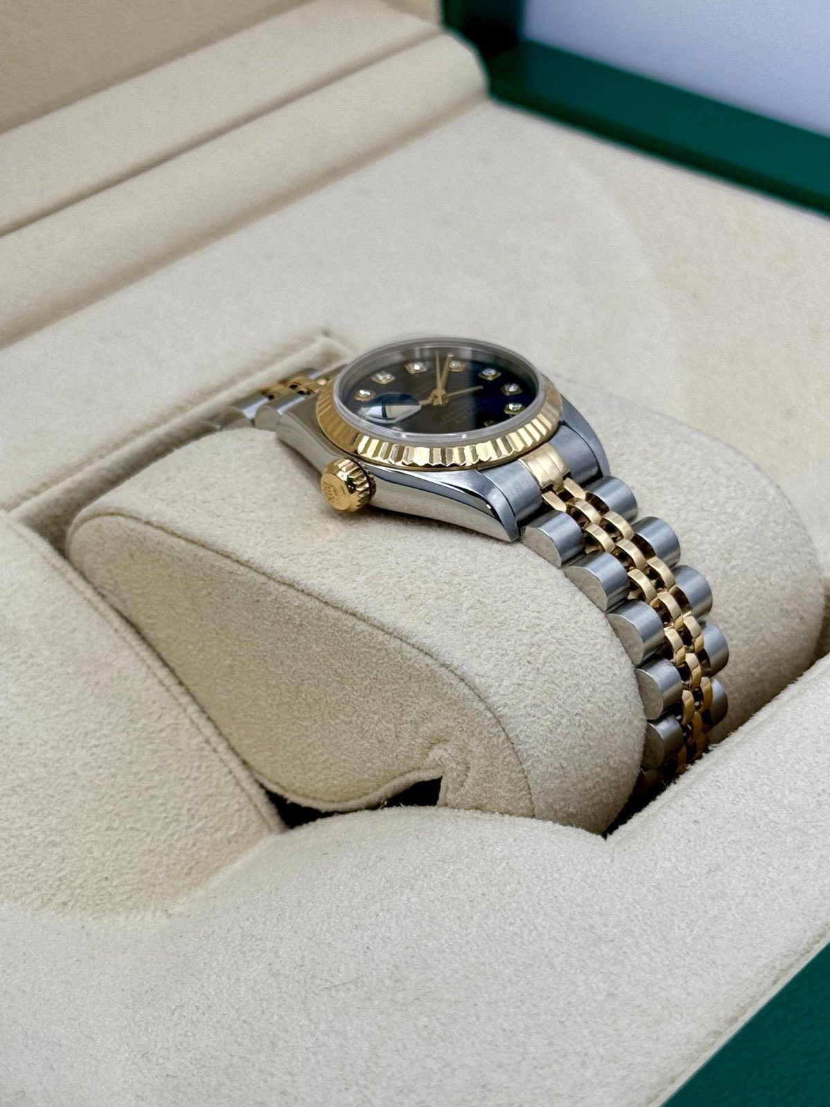 Rolex Lady-Datejust 28mm 79173 Two-Tone Blue 10 Diamond Dial - Image 8