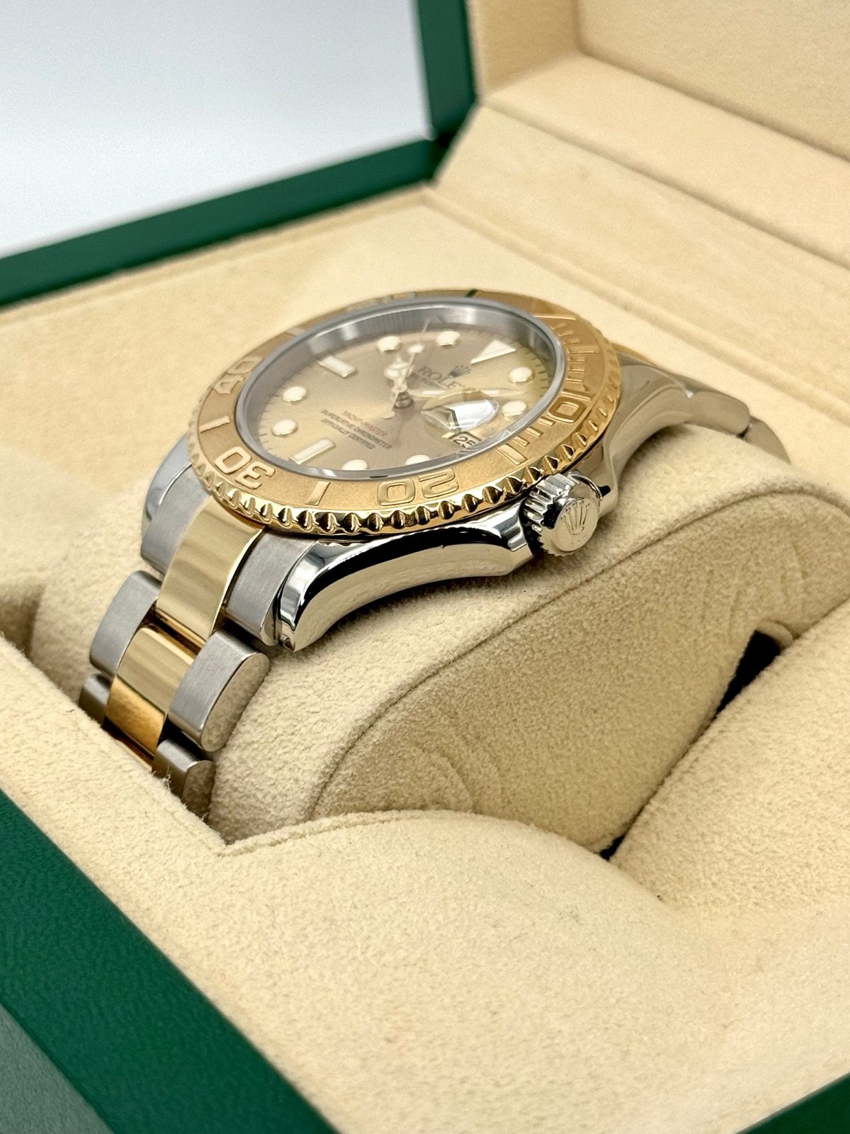 2009 Rolex Yacht-Master 40mm Two-Tone Champagne Dial - Image 3