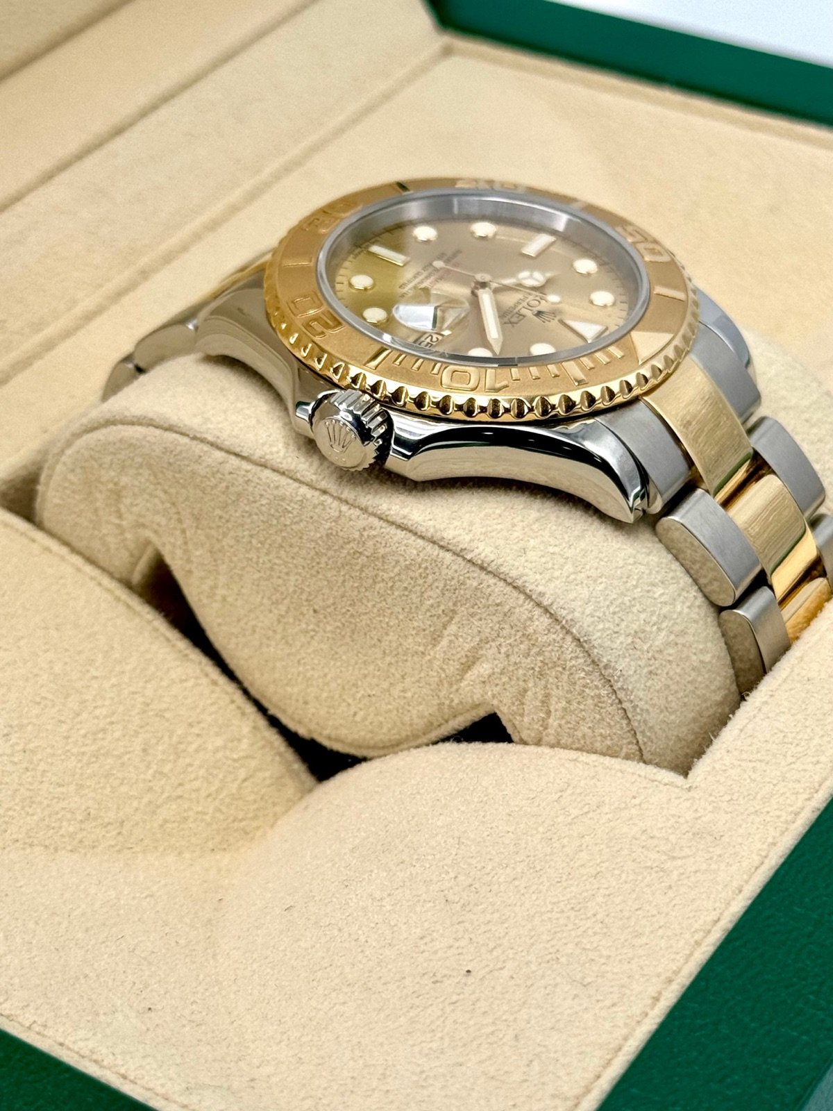 2009 Rolex Yacht-Master 40mm Two-Tone Champagne Dial - Image 6