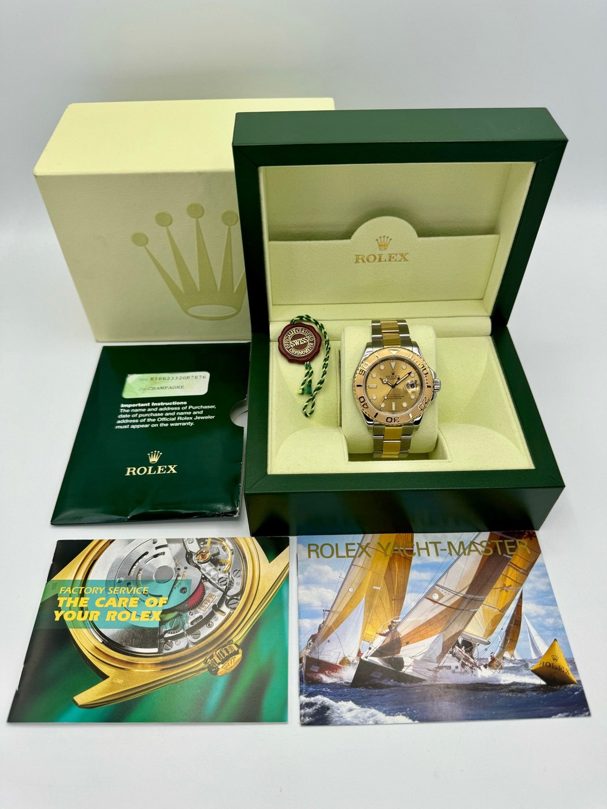 2009 Rolex Yacht-Master 40mm Two-Tone Champagne Dial - Image 9