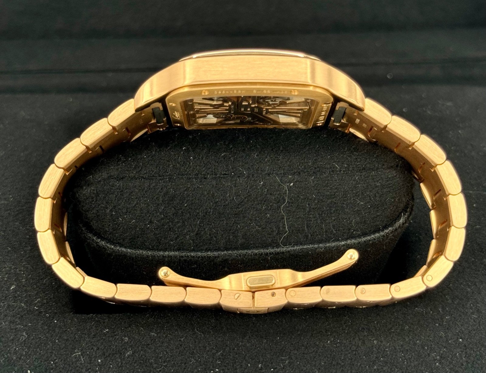 2021 Santos De Cartier 39.8mm WHSA0016 Rose Gold Skeleton Dial - Image 10