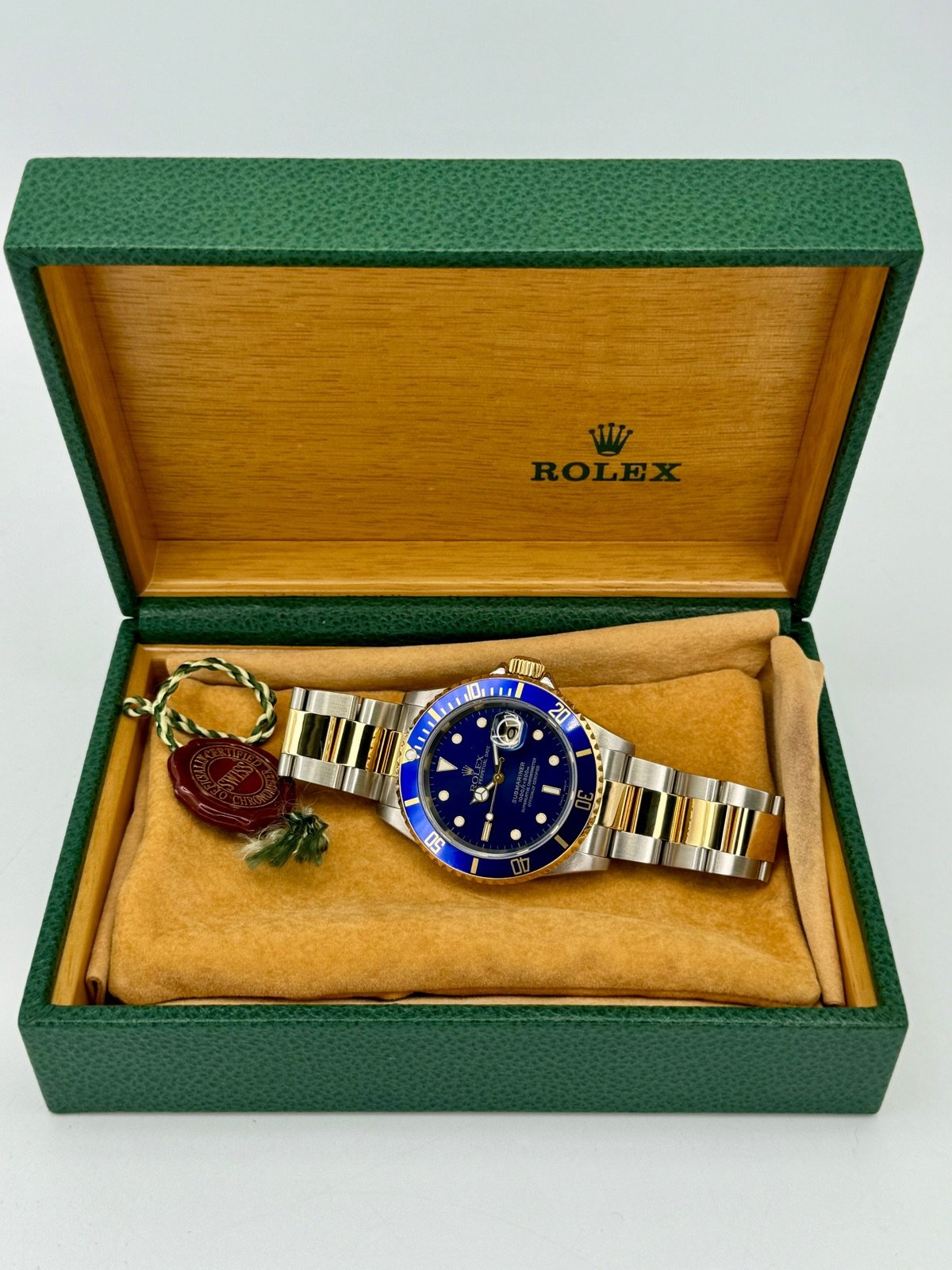 2003 Rolex Submariner “Bluesy” 40mm 16613 Two-Tone Blue Dial - Image 11