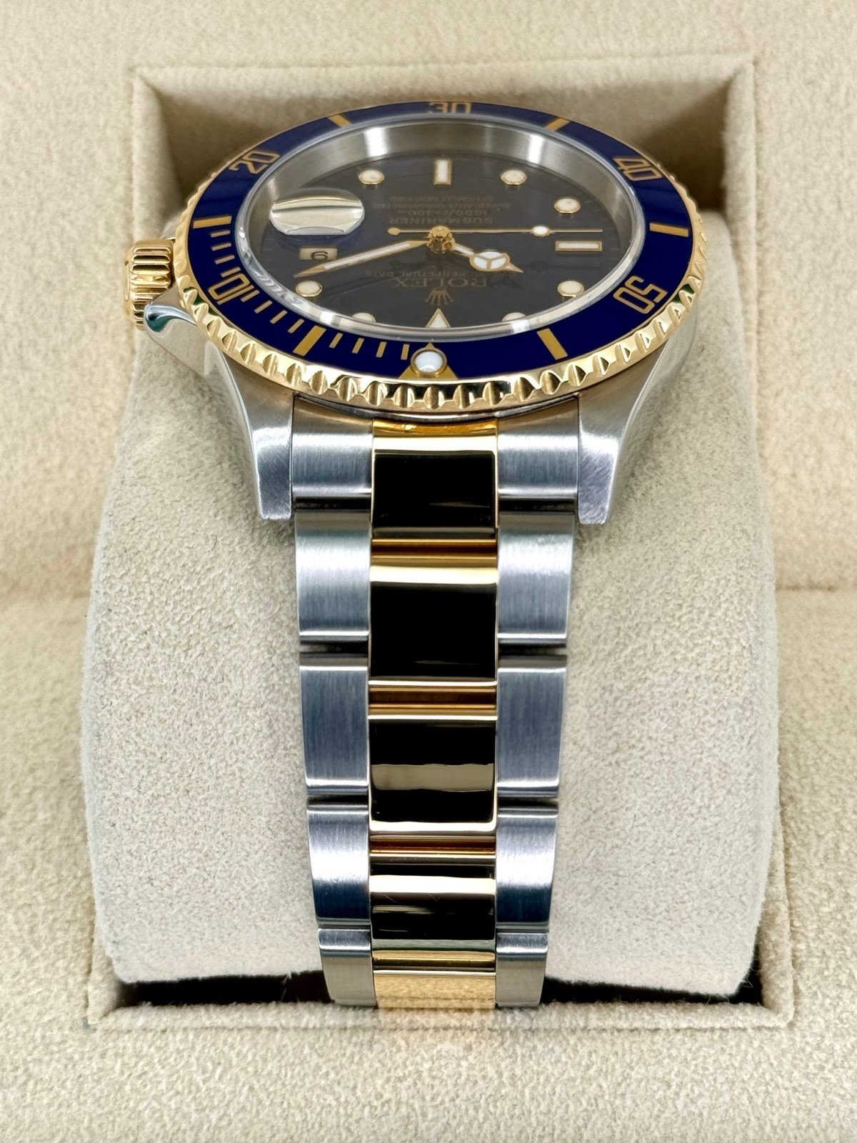 2003 Rolex Submariner “Bluesy” 40mm 16613 Two-Tone Blue Dial - Image 4