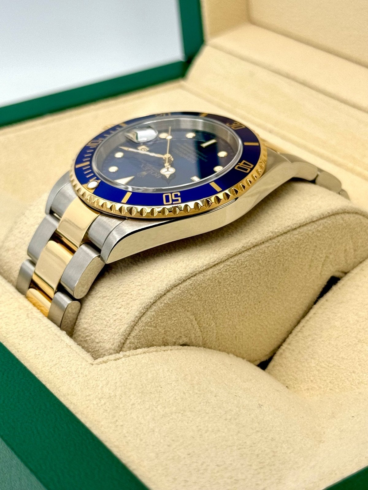 2003 Rolex Submariner “Bluesy” 40mm 16613 Two-Tone Blue Dial - Image 7