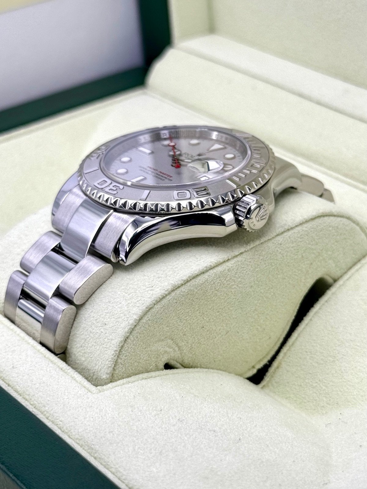 2014 Rolex Yacht-Master 40mm 16622 Platinum Bezel and Dial - Image 5
