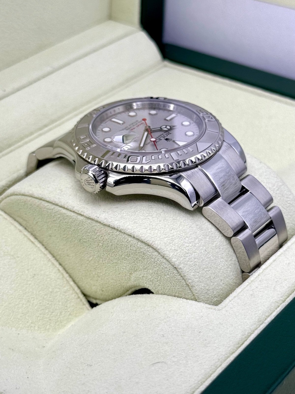 2014 Rolex Yacht-Master 40mm 16622 Platinum Bezel and Dial - Image 8
