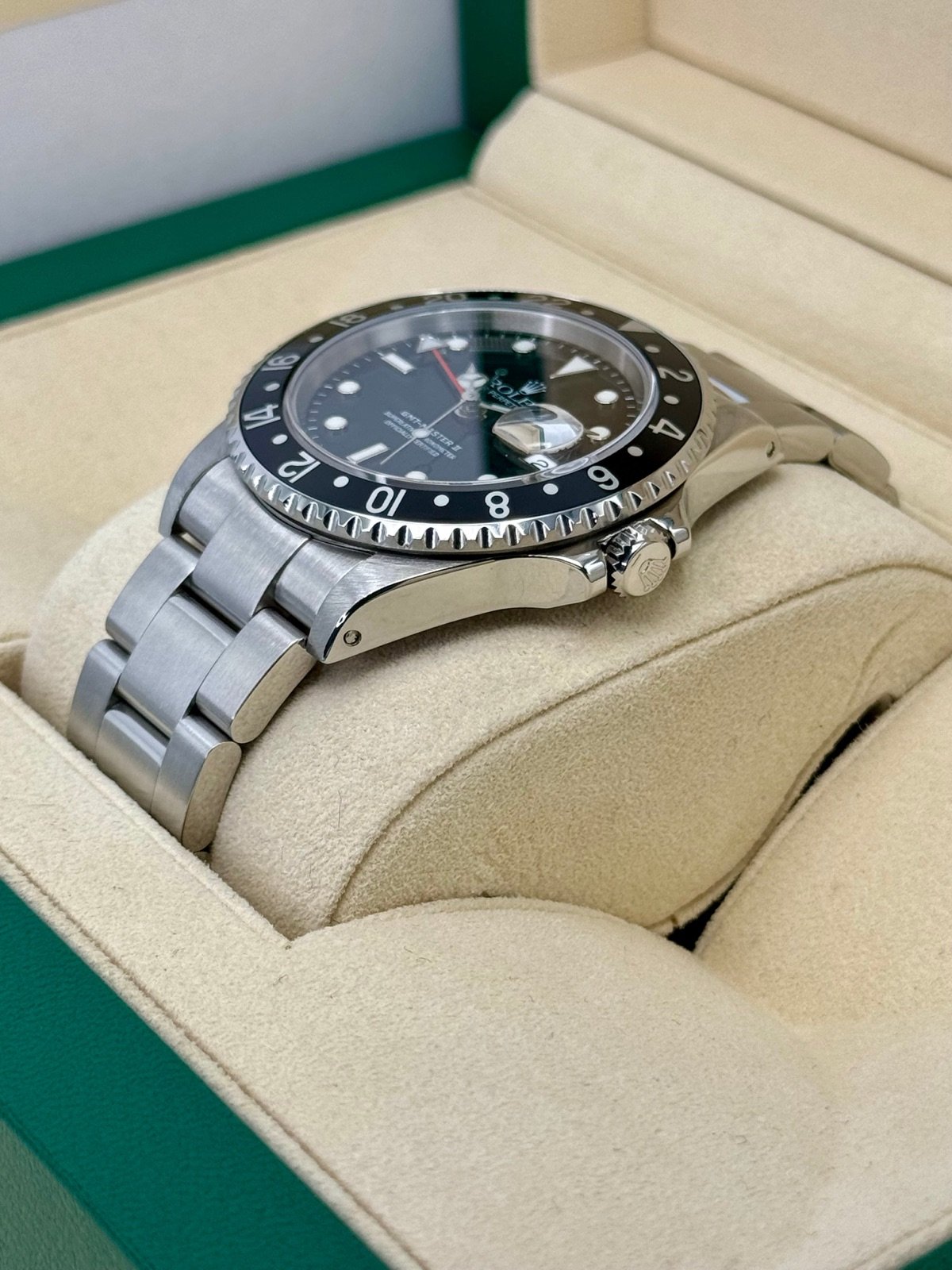 2003 Rolex GMT-Master II 40mm 16710LN Stainless Steel Black Dial - Image 5