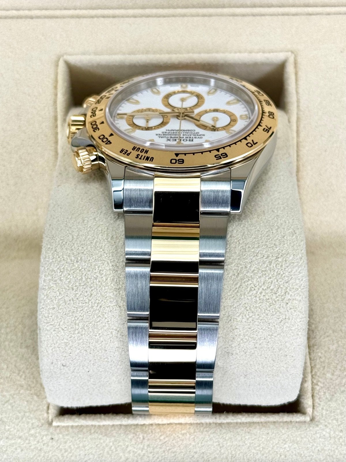 2023 Rolex Daytona 40mm 116503 Two-Tone White Dial - Image 4