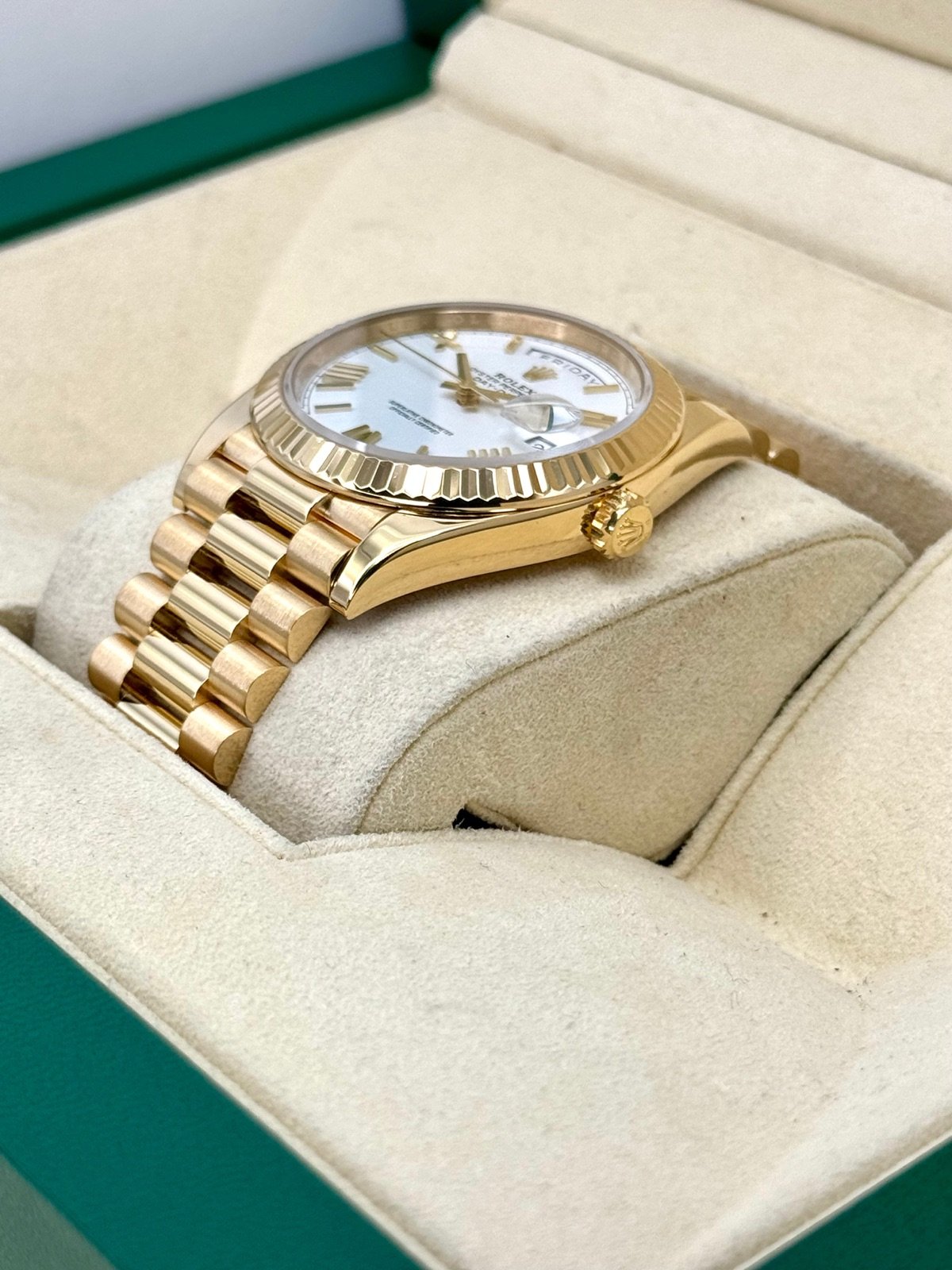2021 Rolex Day-Date 40mm 228238 Presidential White Dial - Image 5
