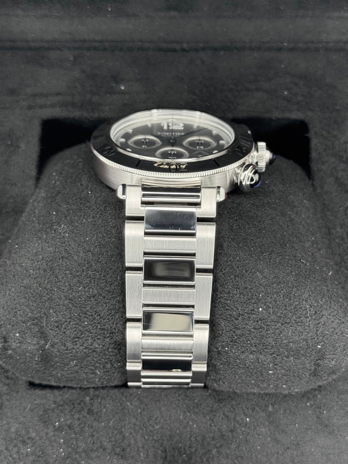 2023 Cartier Pasha 41mm Wspa0027 Chronograph Grey Dial (Unworn) - Image 3