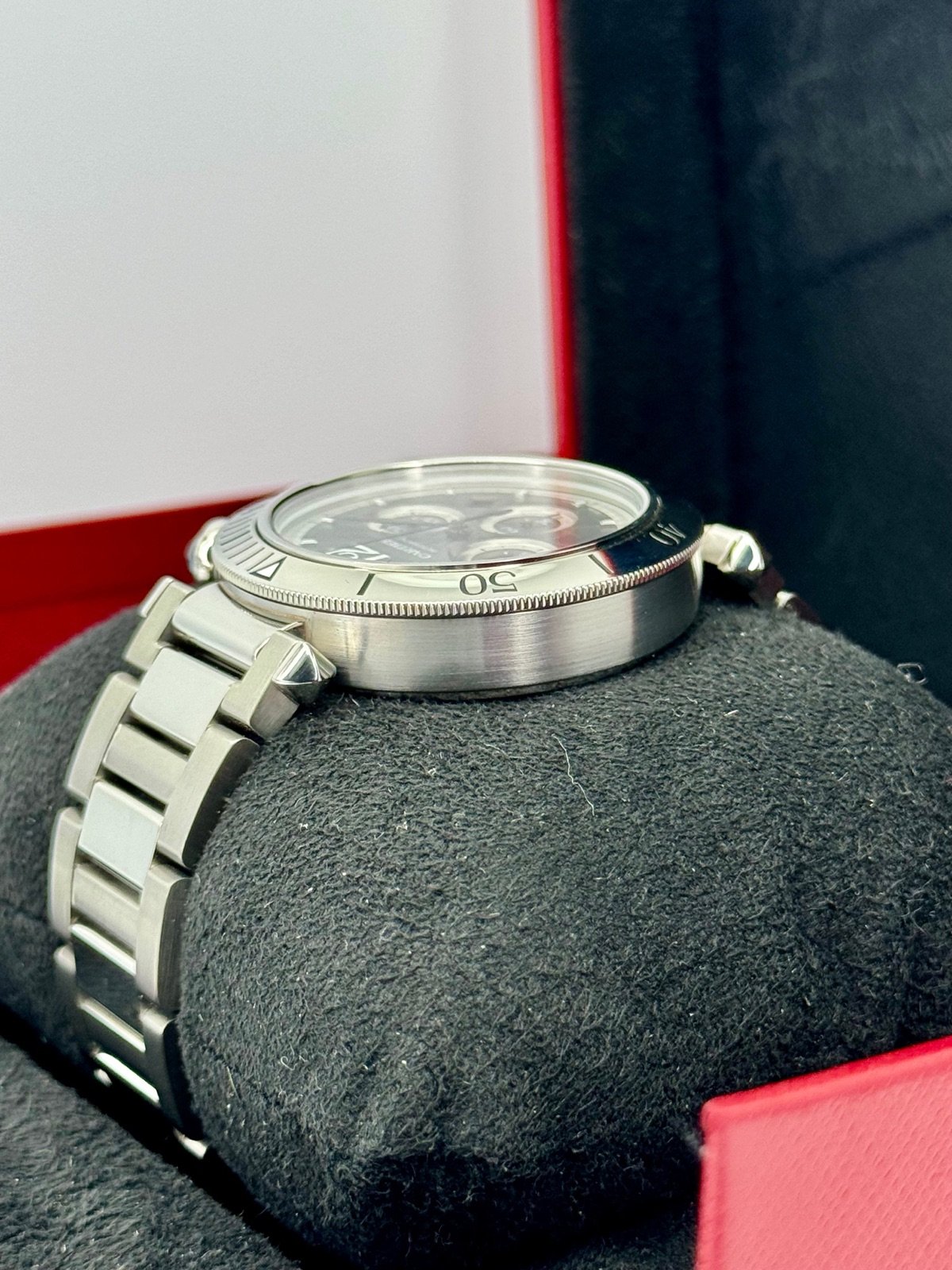 2023 Cartier Pasha 41mm Wspa0027 Chronograph Grey Dial (Unworn) - Image 7