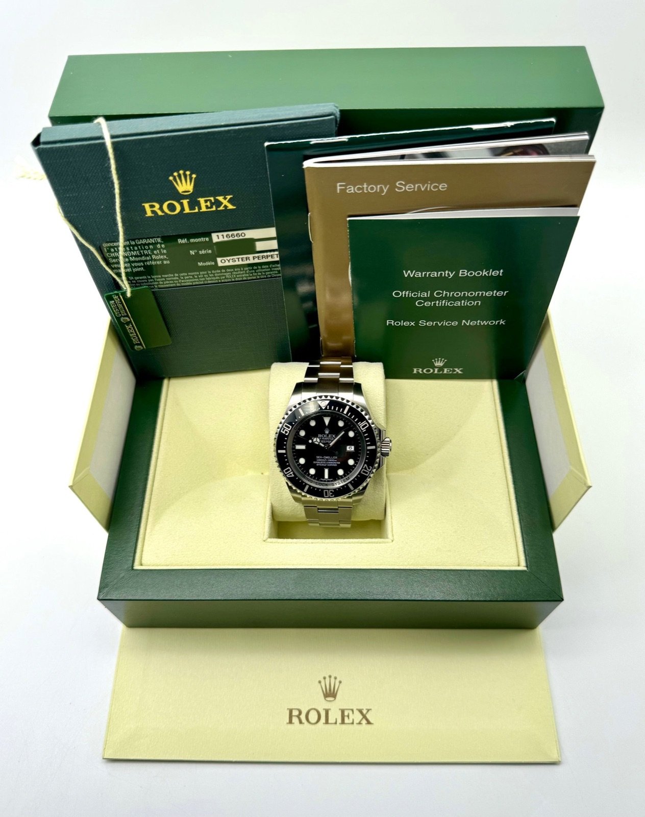 2008 Rolex Deepsea 44mm 116660 Stainless Steel Black Dial - Image 11