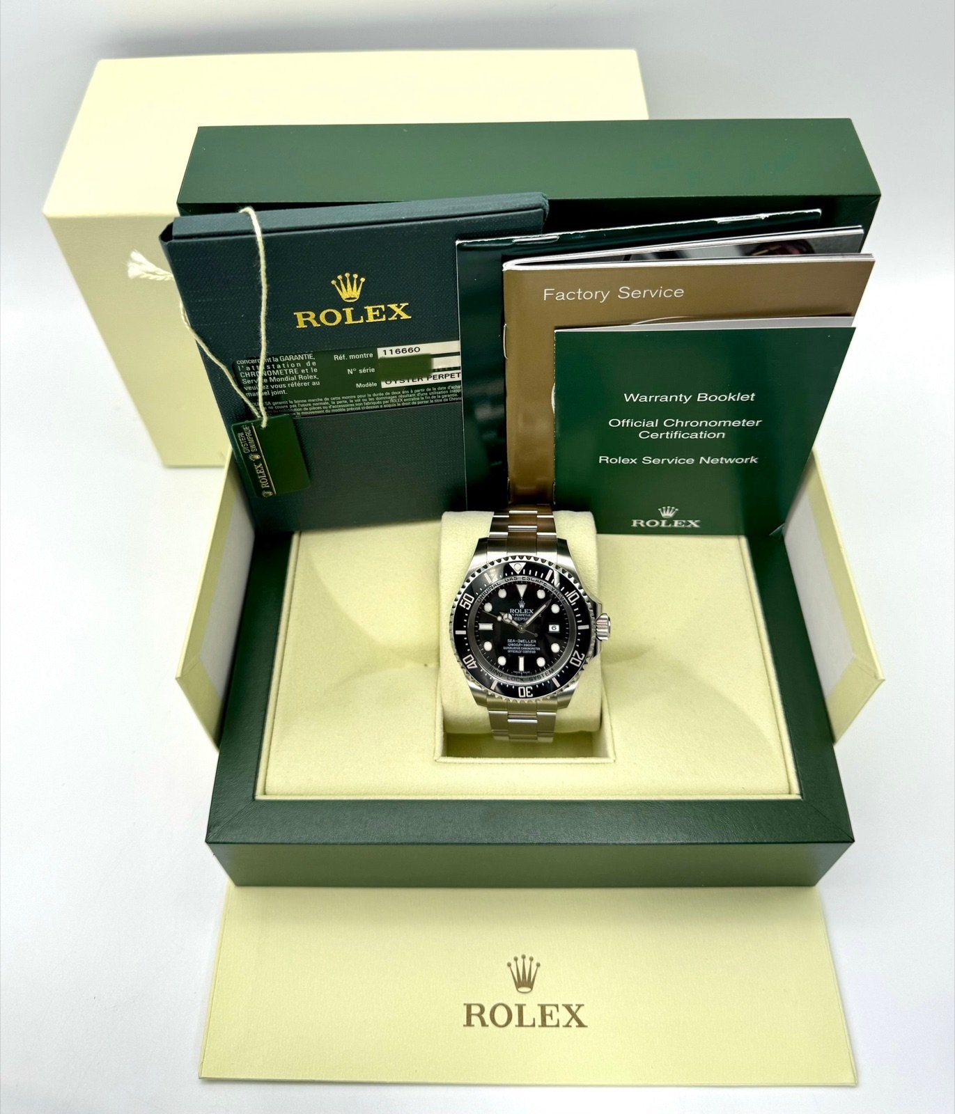 2008 Rolex Deepsea 44mm 116660 Stainless Steel Black Dial - Image 12