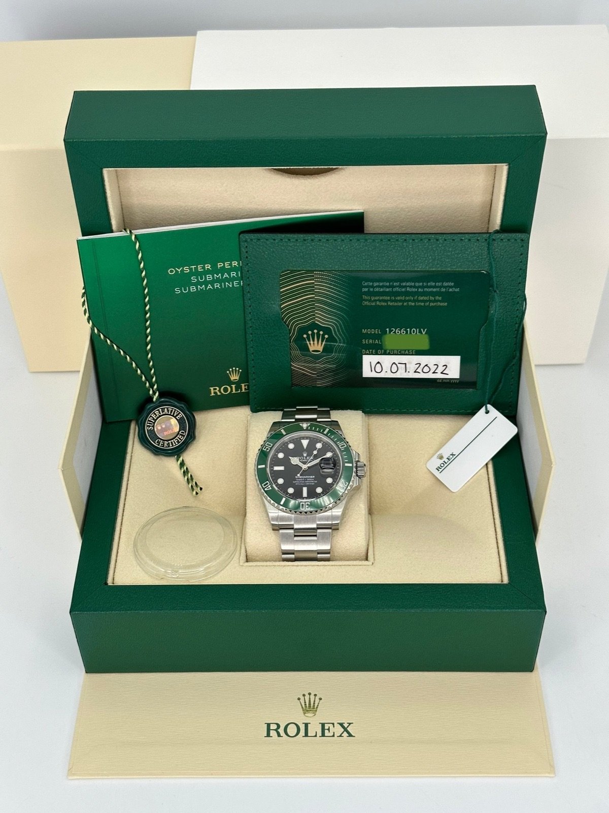 2022 Rolex Submariner “Starbucks” 41mm 126610LV Black Dial - Image 12