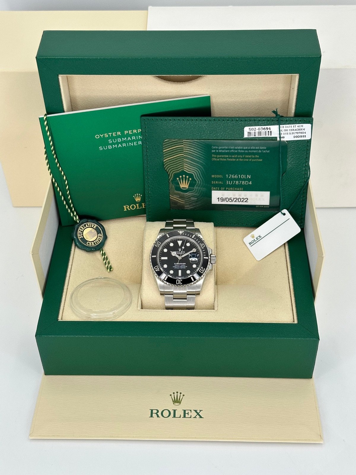 2022 Rolex Submariner 41mm 126610LN Stainless Steel Black Dial - Image 12