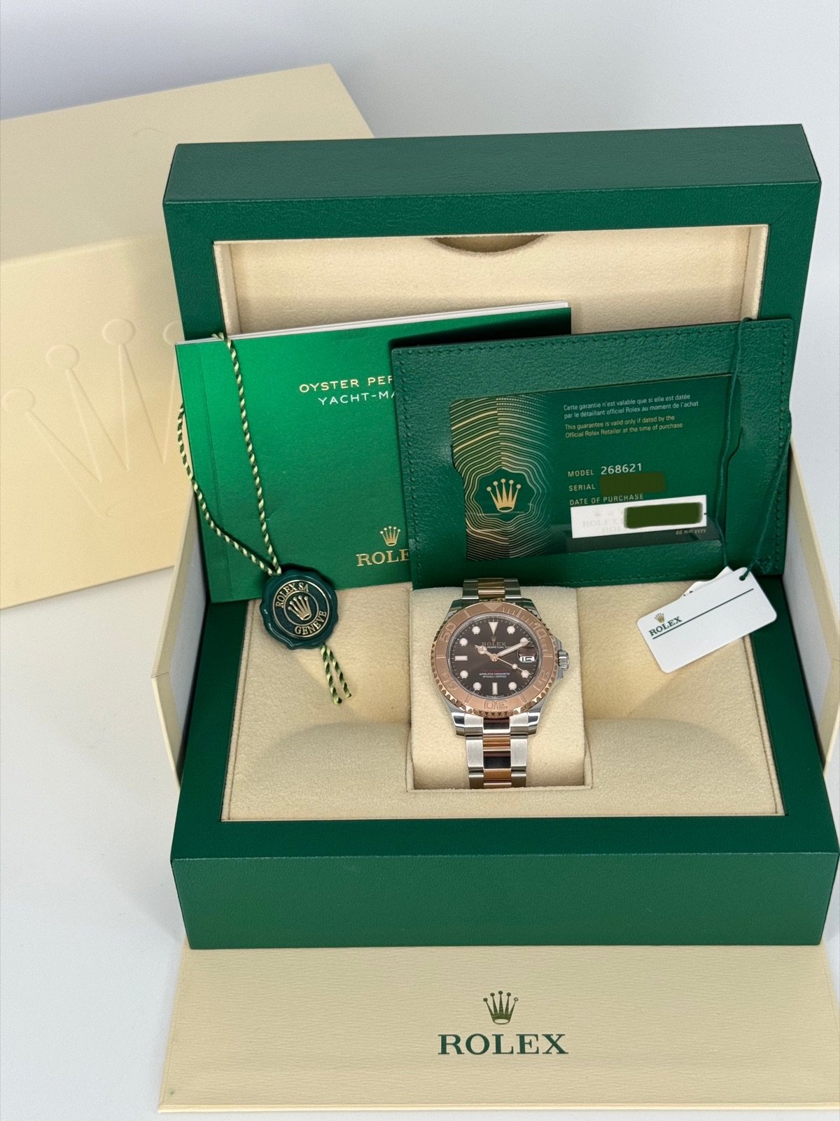 2023 Rolex Yacht-Master 37mm 268621 Two-Tone Chocolate Dial - Image 12