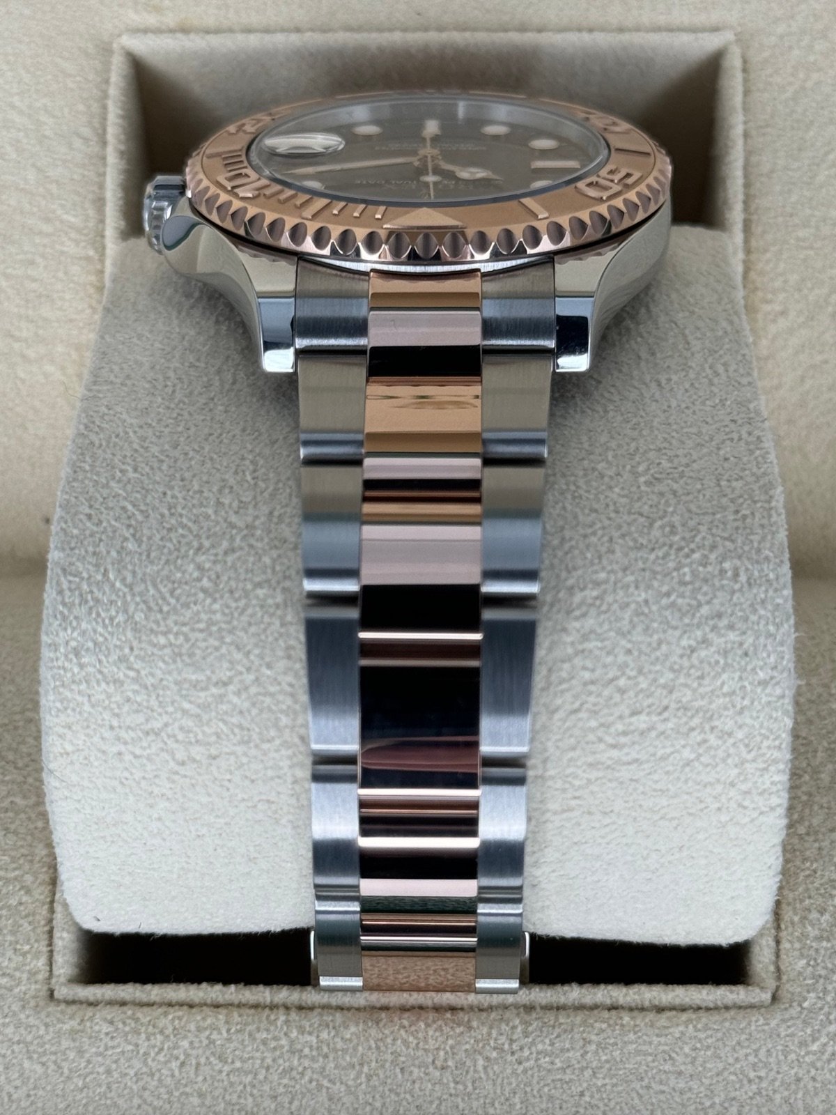 2023 Rolex Yacht-Master 37mm 268621 Two-Tone Chocolate Dial - Image 4